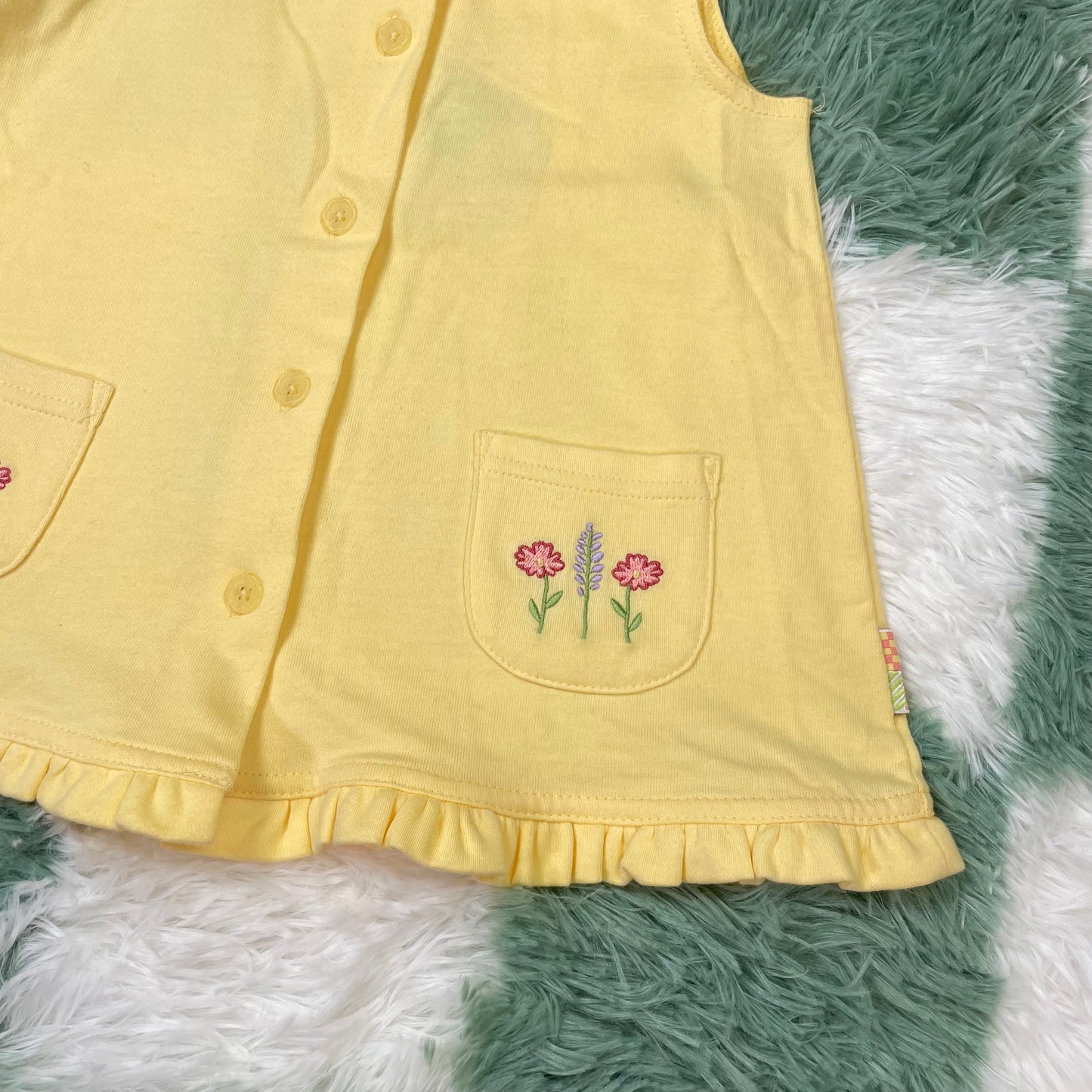 Vintage Gymboree Wildflowers Sleeveless Shirt - Medium