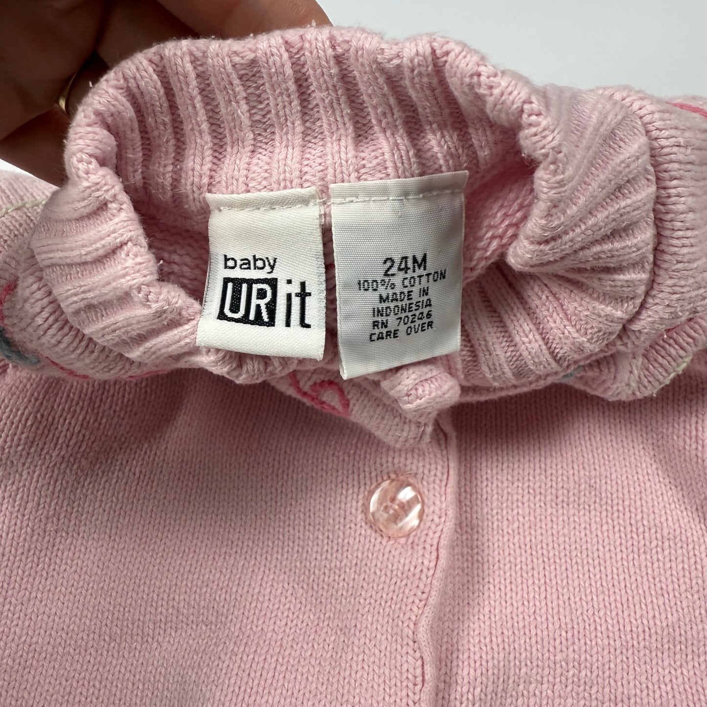 Y2K BabyUrIt Knit Cardigan - 24 Months