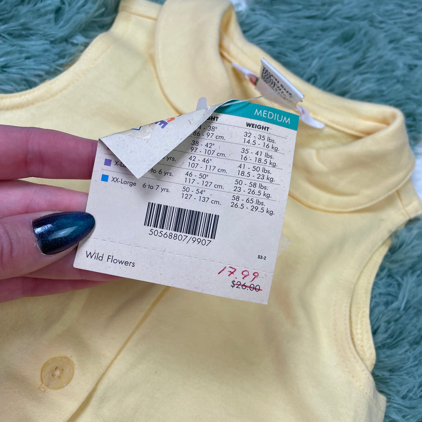 Vintage Gymboree Wildflowers Sleeveless Shirt - Medium