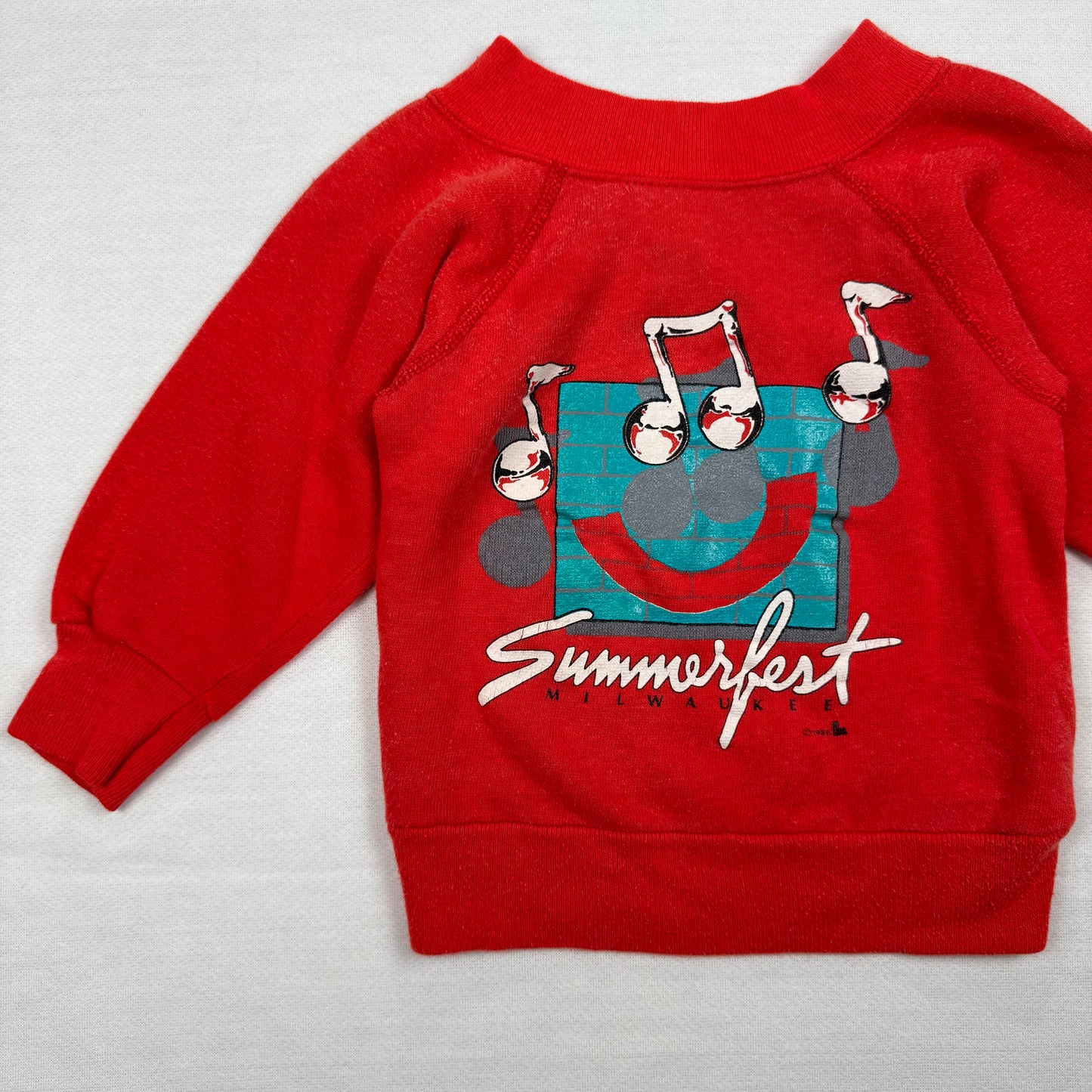 Vintage 1980's Milwaukee Summerfest Sweatshirt - Baby 18 Months