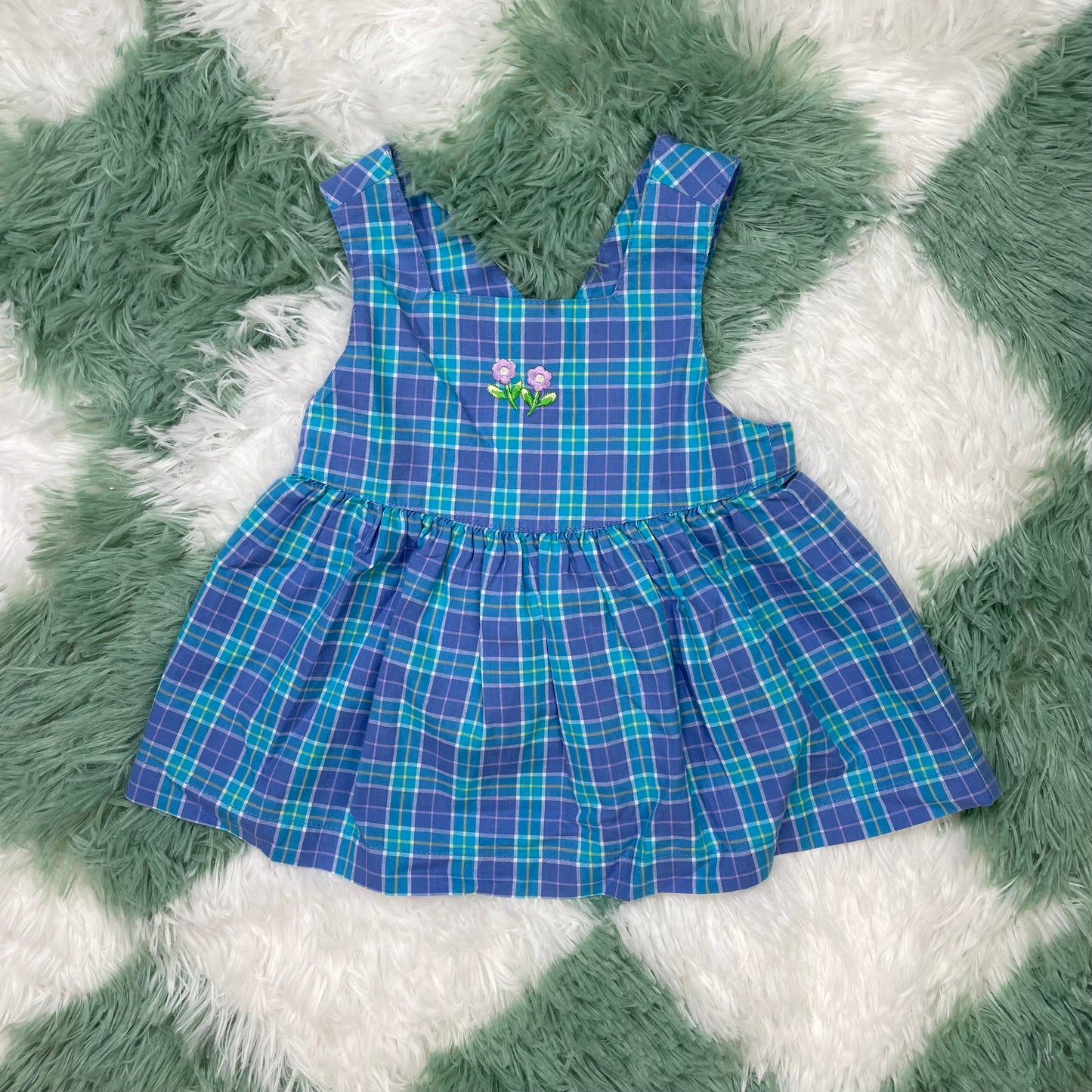 Vintage Gymboree Two Piece Plaid Set - Newborn
