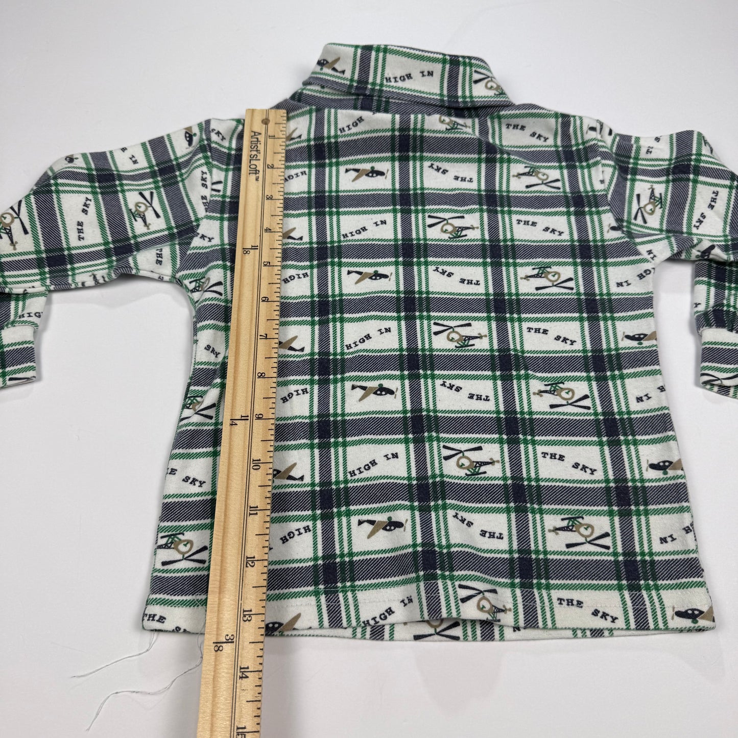 Vintage Airplane Turtleneck Shirt - 18/24 Months