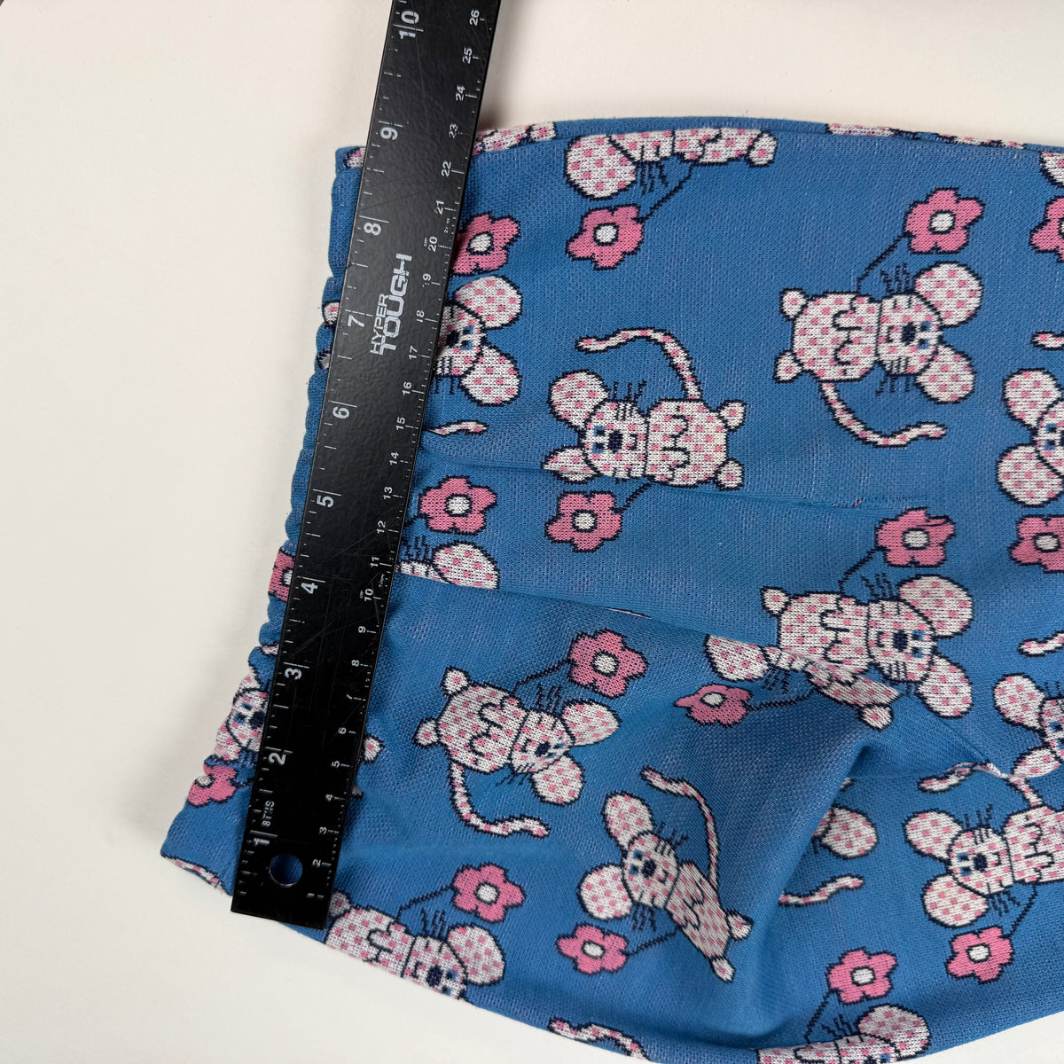 Vintage 1970's AOP Mouse Floral Bellbottom Pants - 2/3T
