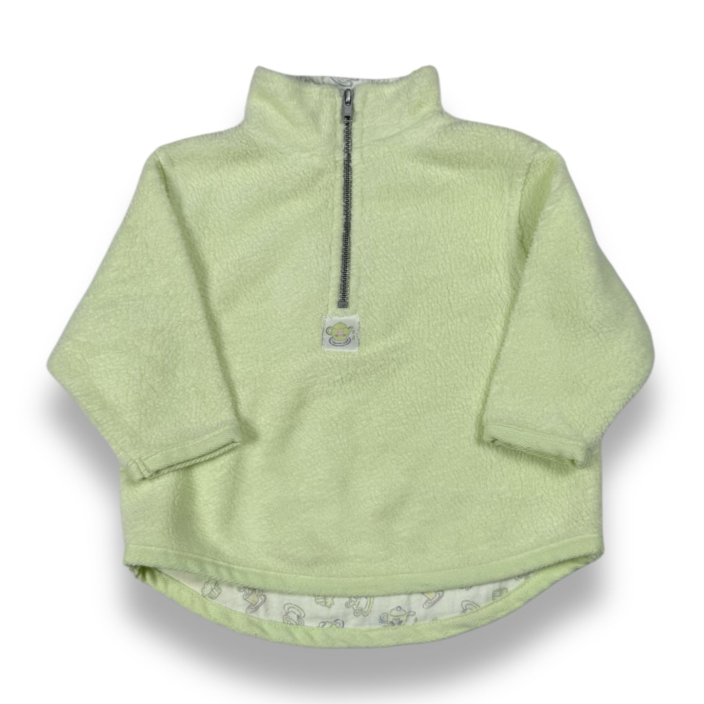 Y2K Miniwear Fleece Zip Up Sweatshirt - 3/6 Months