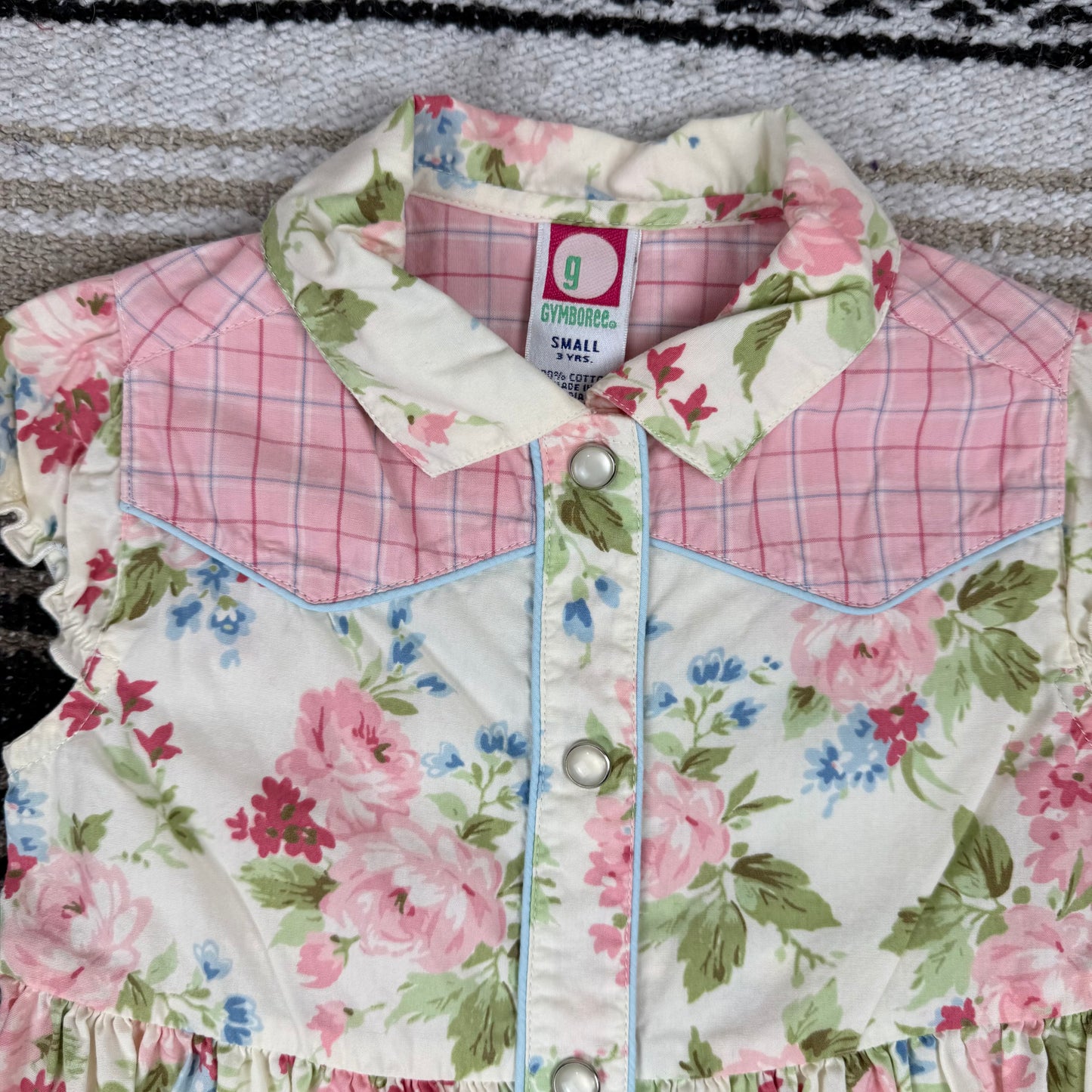 2001 Gymboree Floral Dress and Sweater Set - 3T