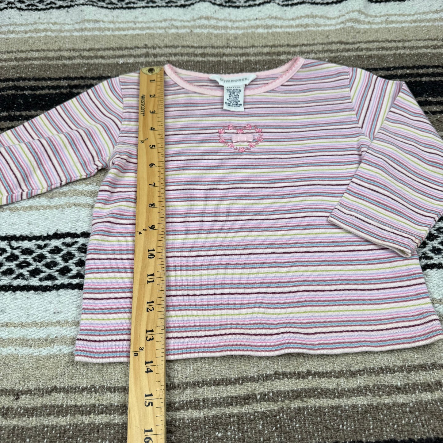 Vintage 1990's Gymboree Striped Two Piece Set - 3T