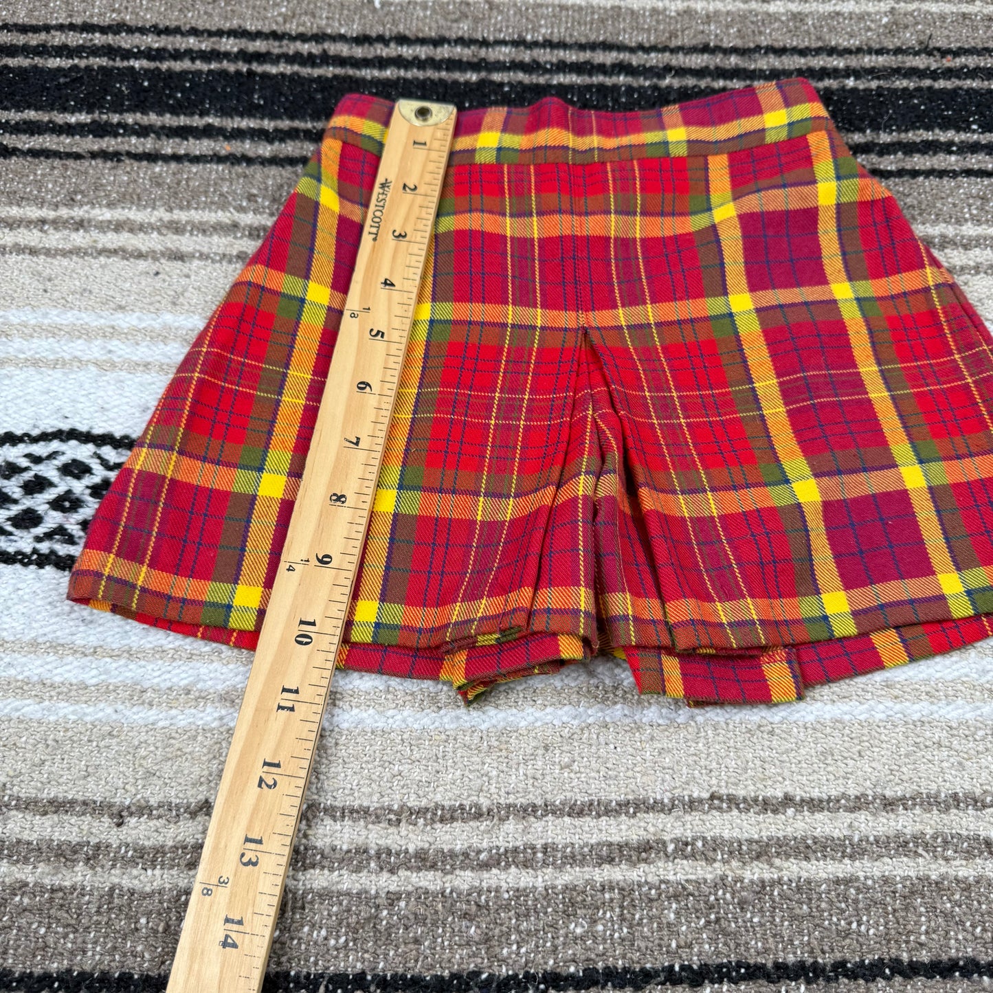 Vintage Gymboree Plaid Skort - Small