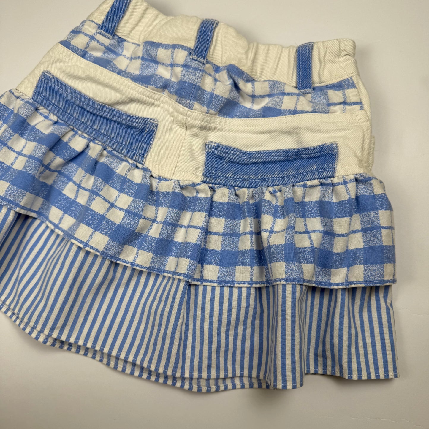 Vintage Gitano Plaid Striped Skirt - 5/6