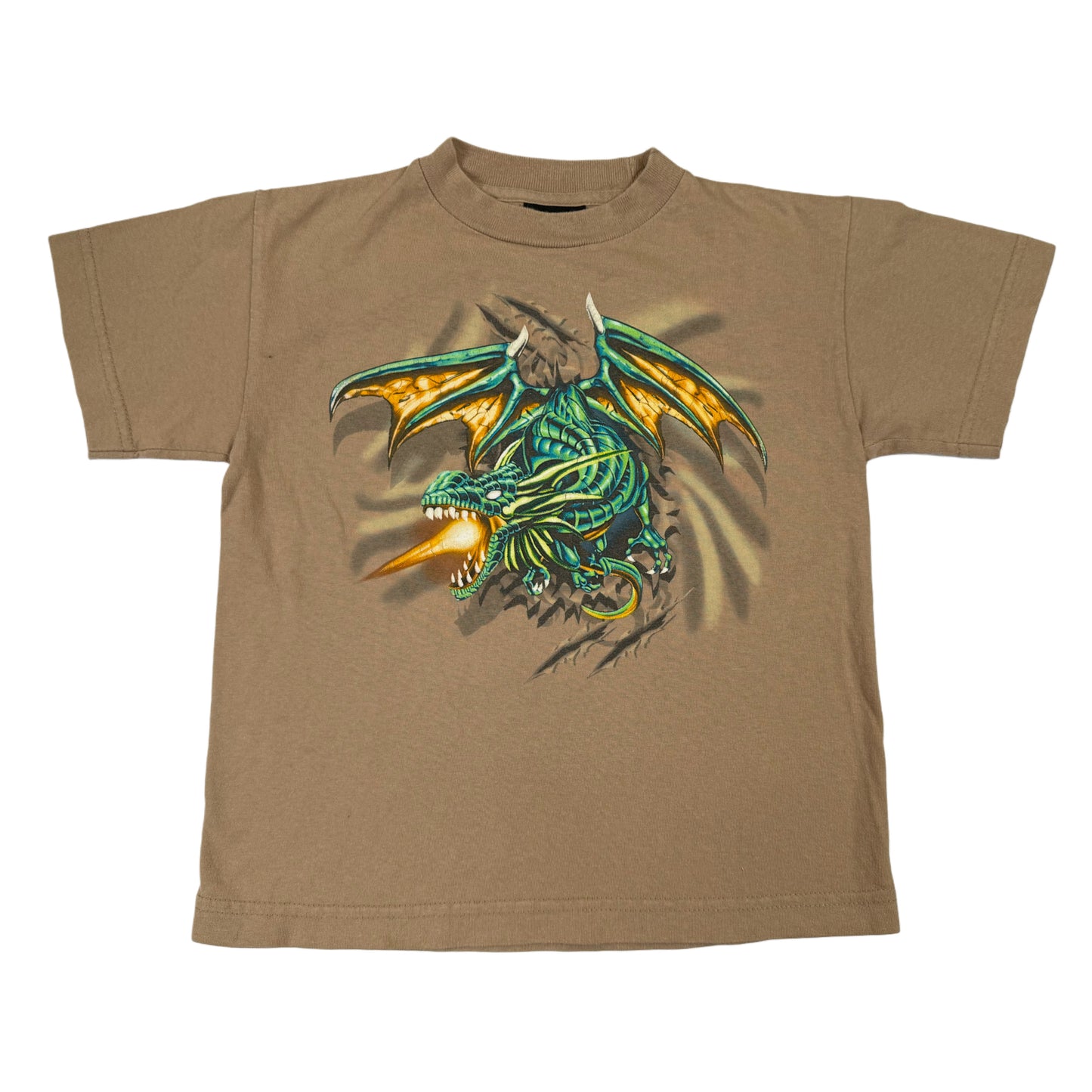 Y2K Top Heavy Dragon T-Shirt - Youth Size 7
