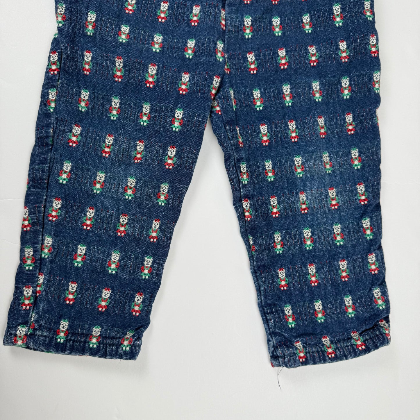 Vintage Oshkosh B'Gosh Christmas Bear Pants - 2T