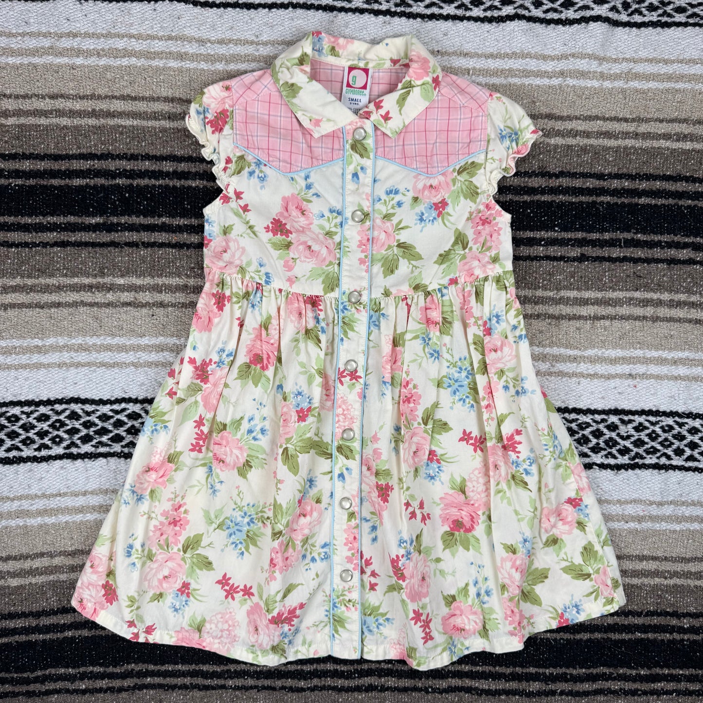 2001 Gymboree Floral Dress and Sweater Set - 3T
