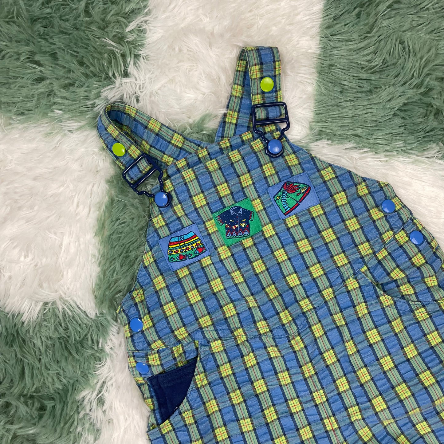Vintage Gymboree Plaid Romper and Shirt Set - Infant