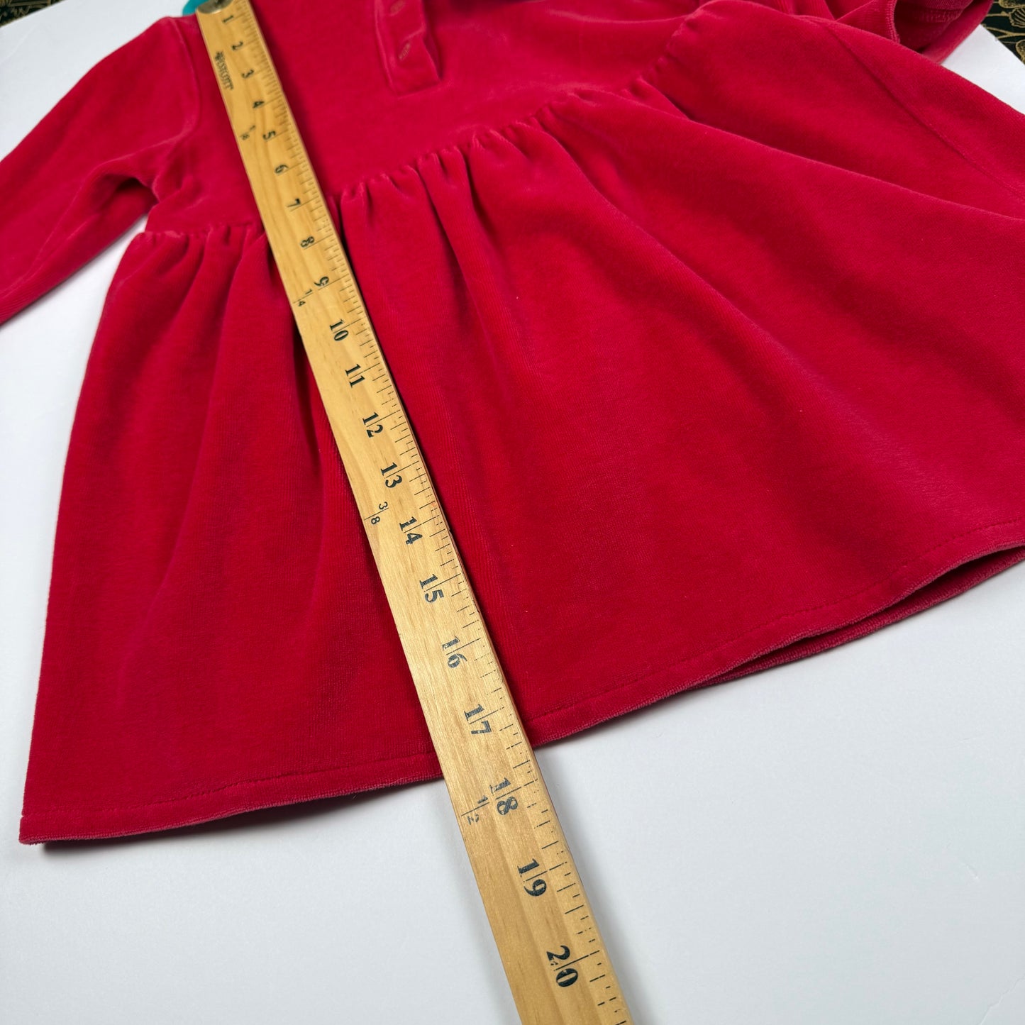 Vintage Velour Minnie Christmas Dress - 2T