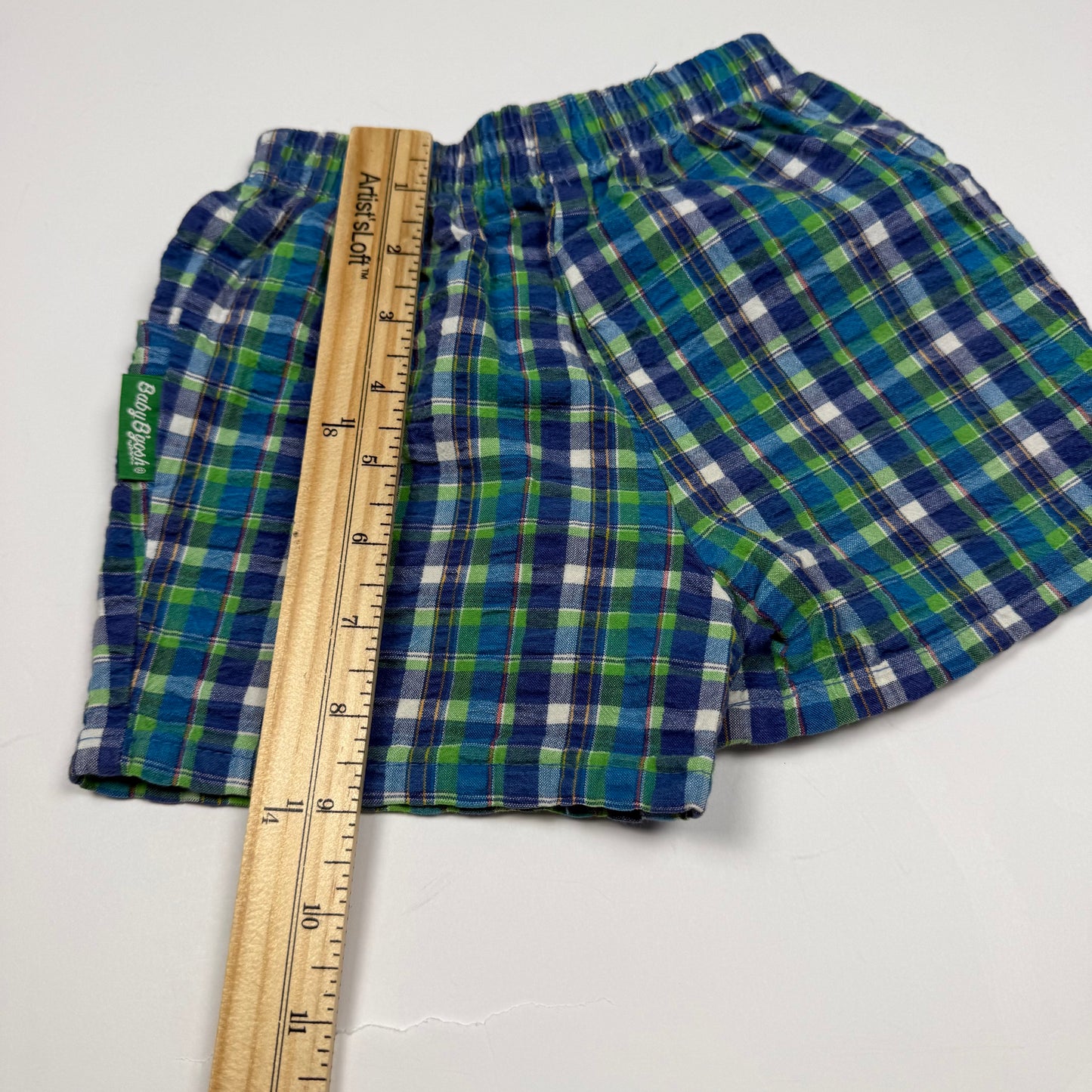 Vintage Oshkosh B'Gosh Plaid Shorts - 12 Months