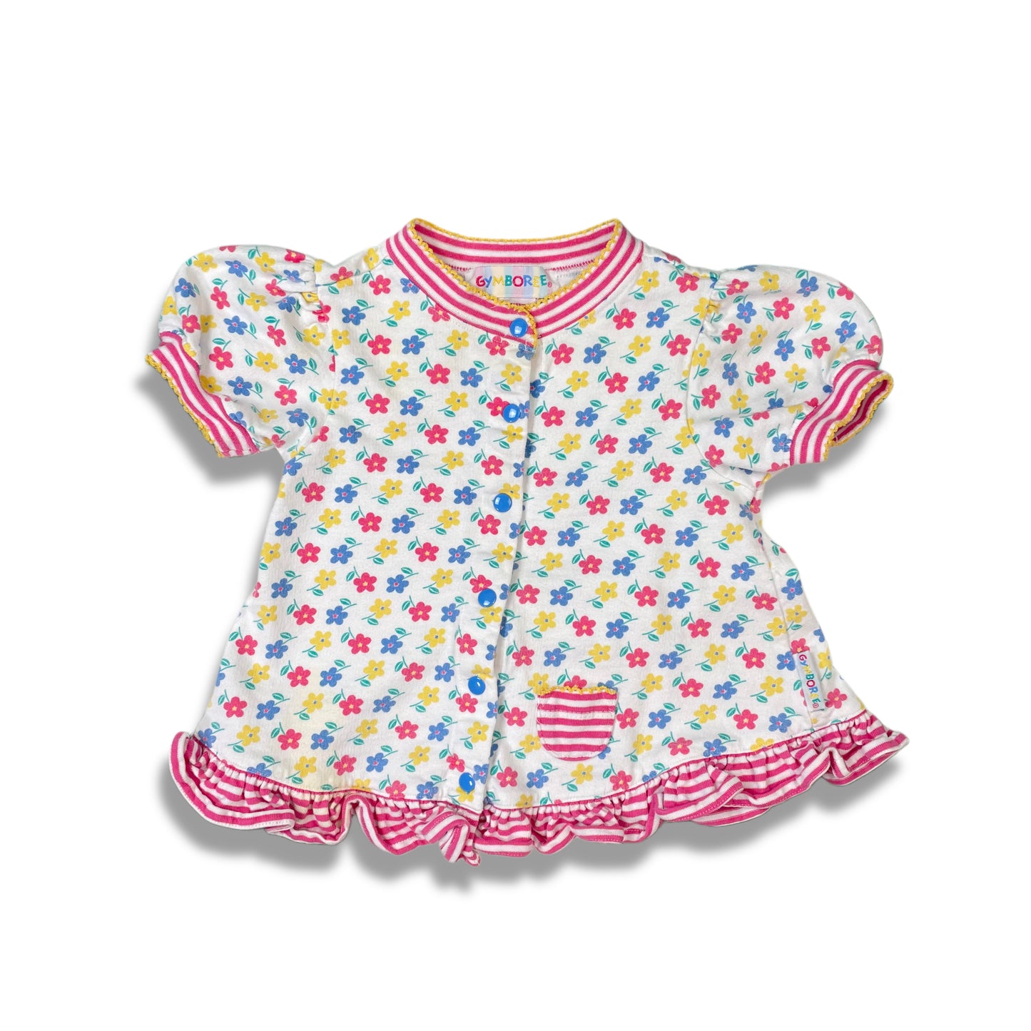 Vintage Gymboree Floral Shirt - XS