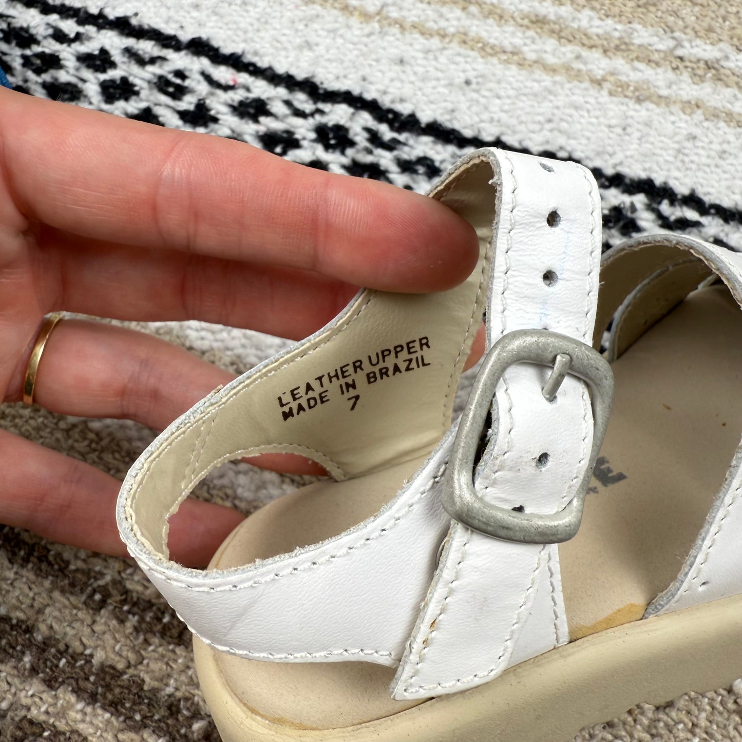 Y2K Gymboree Sandals White - Size 7C