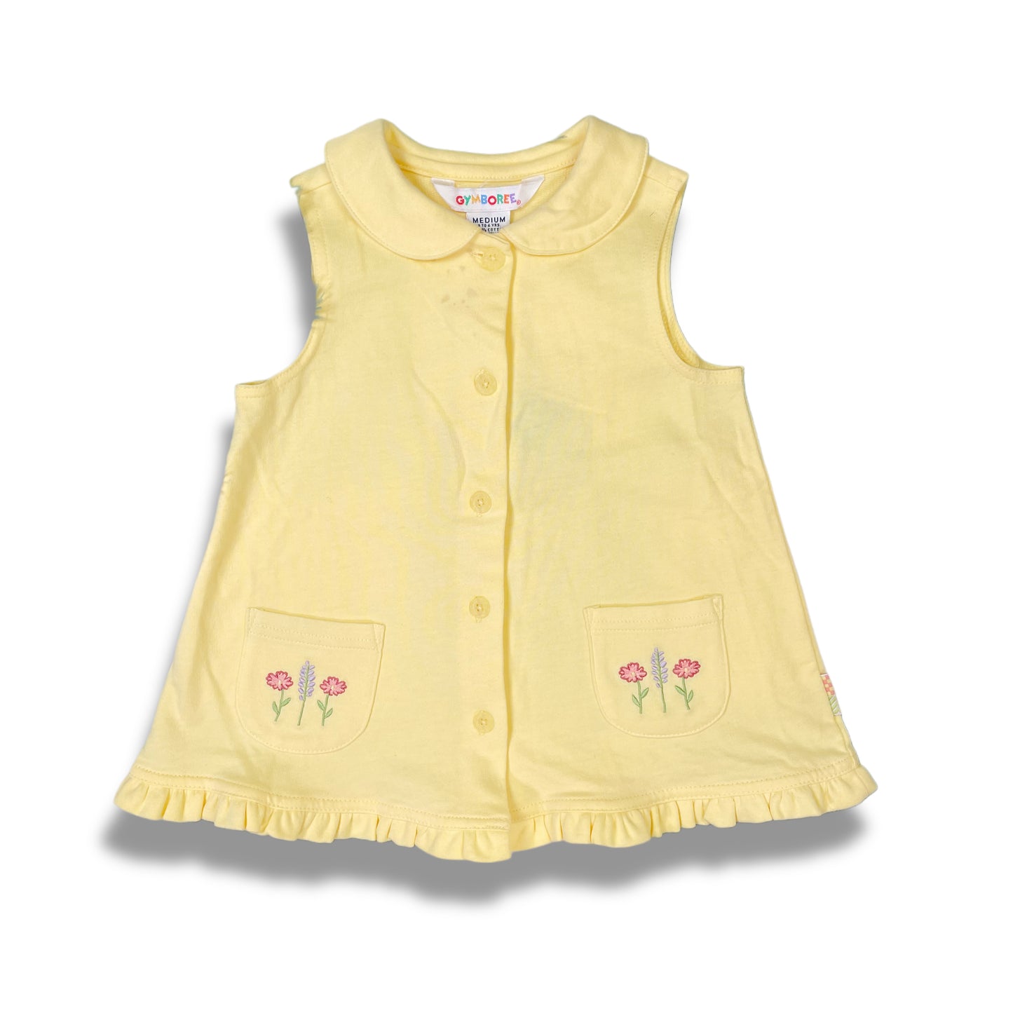 Vintage Gymboree Wildflowers Sleeveless Shirt - Medium