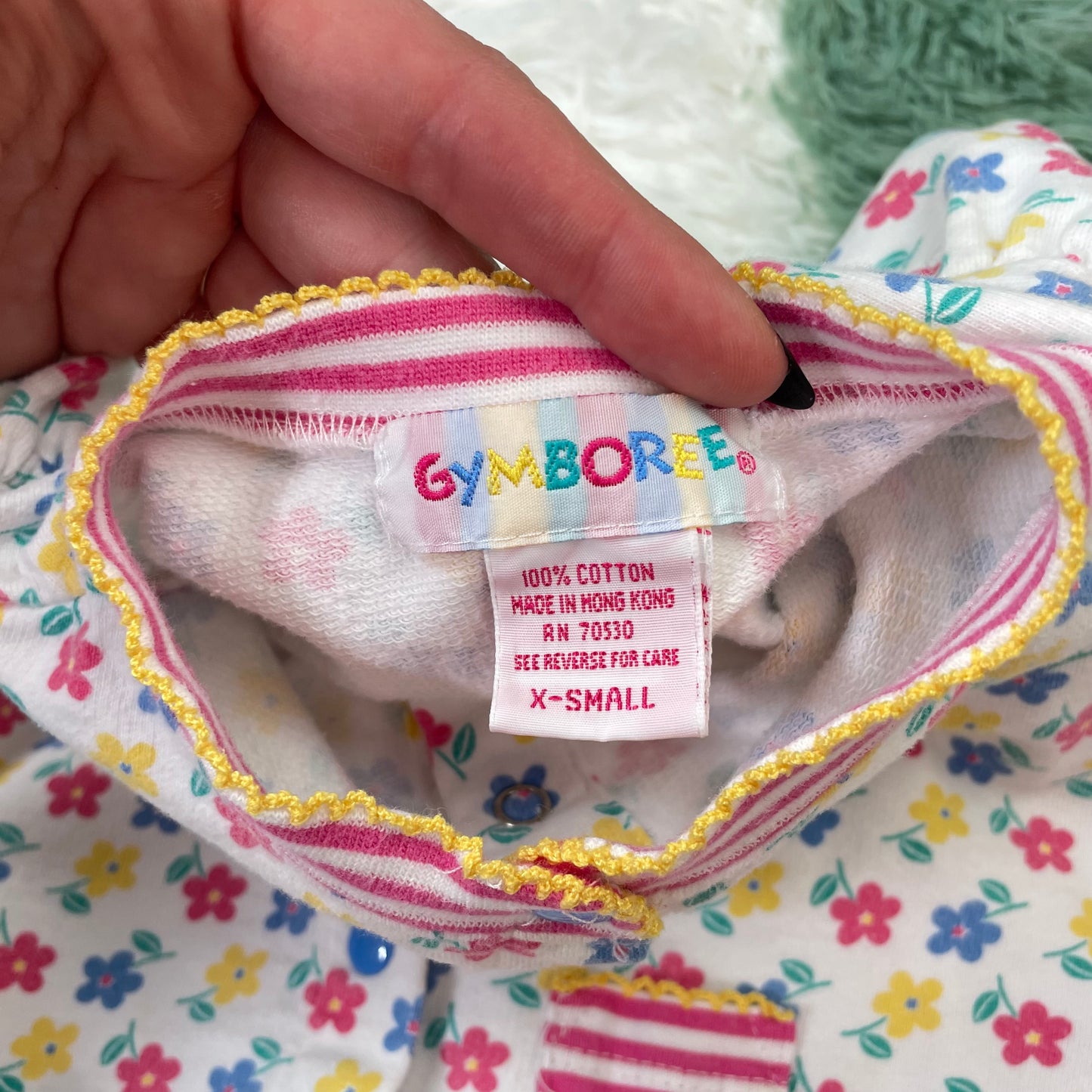 Vintage Gymboree Floral Shirt - XS