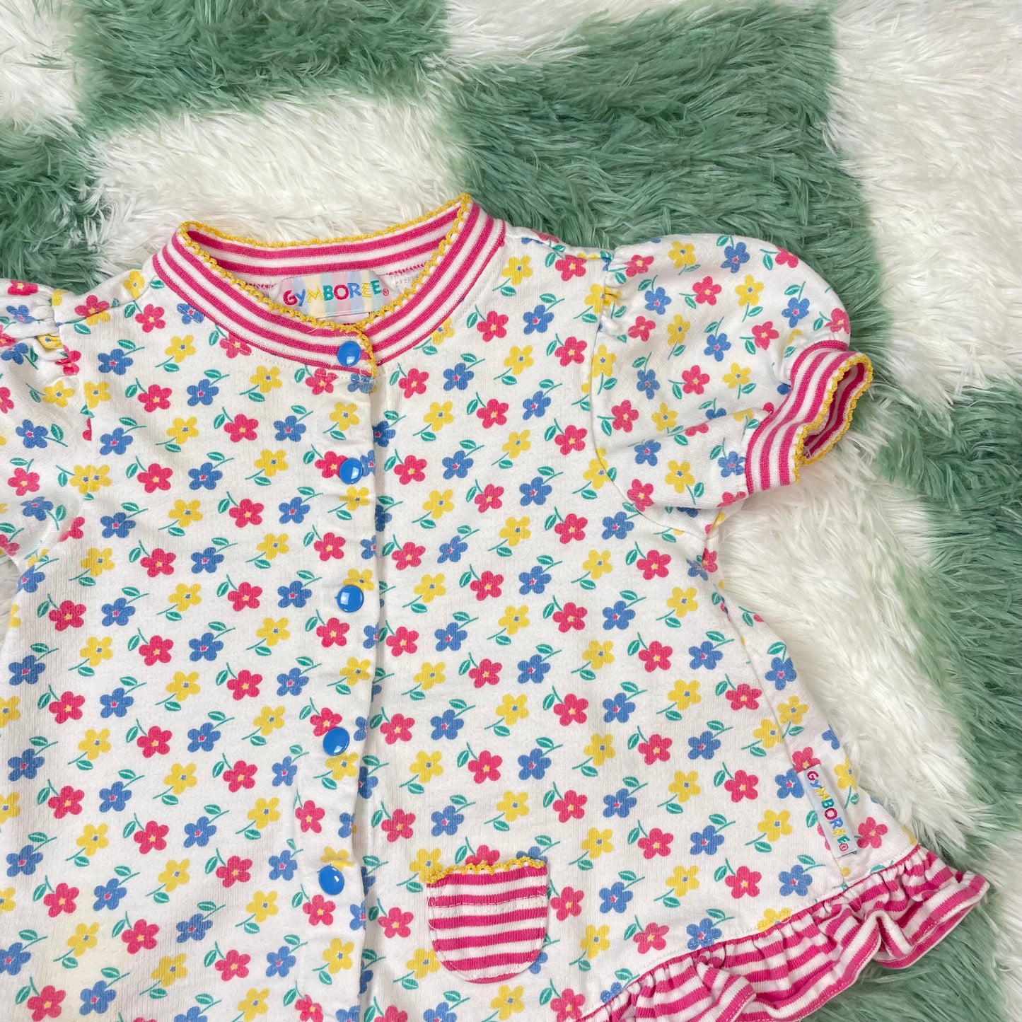 Vintage Gymboree Floral Shirt - XS