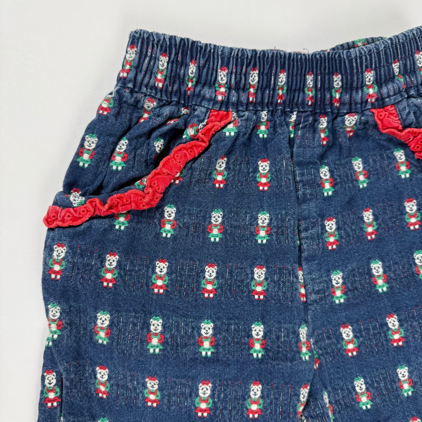 Vintage Oshkosh B'Gosh Christmas Bear Pants - 2T