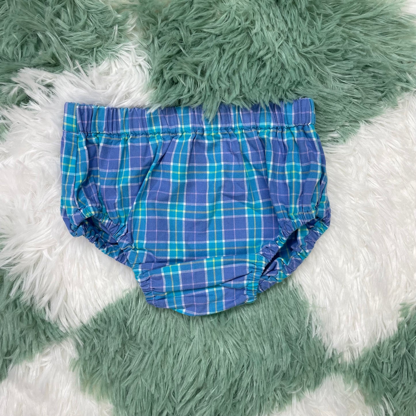 Vintage Gymboree Two Piece Plaid Set - Newborn