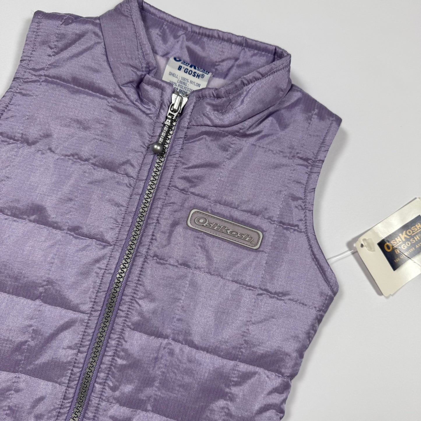 Y2K Oshkosh B'Gosh Fleece Lined Vest NWT - 12 Months