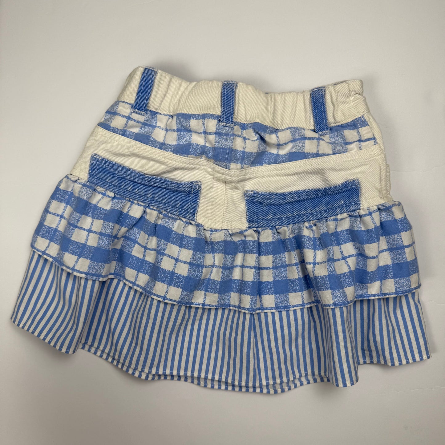 Vintage Gitano Plaid Striped Skirt - 5/6