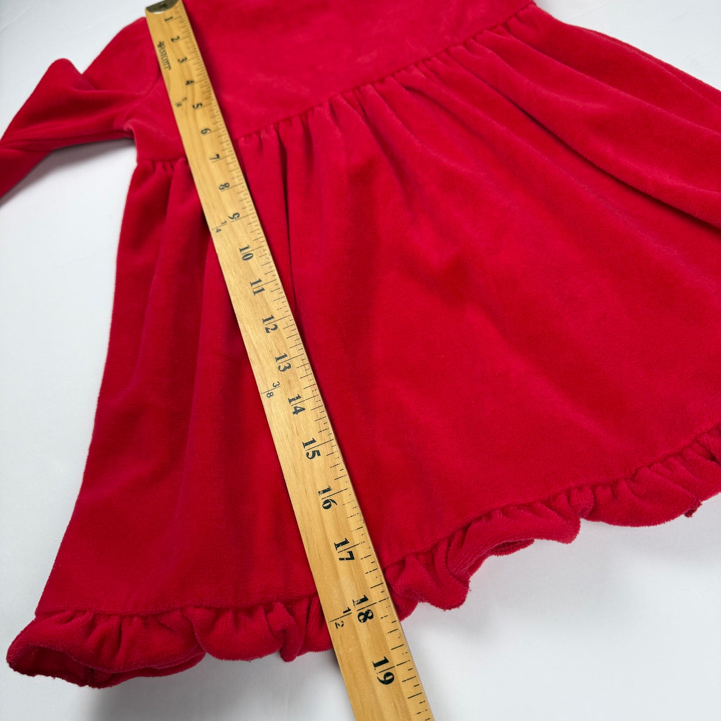 Vintage Y2K Flapadoodles Velour Dress - 4T