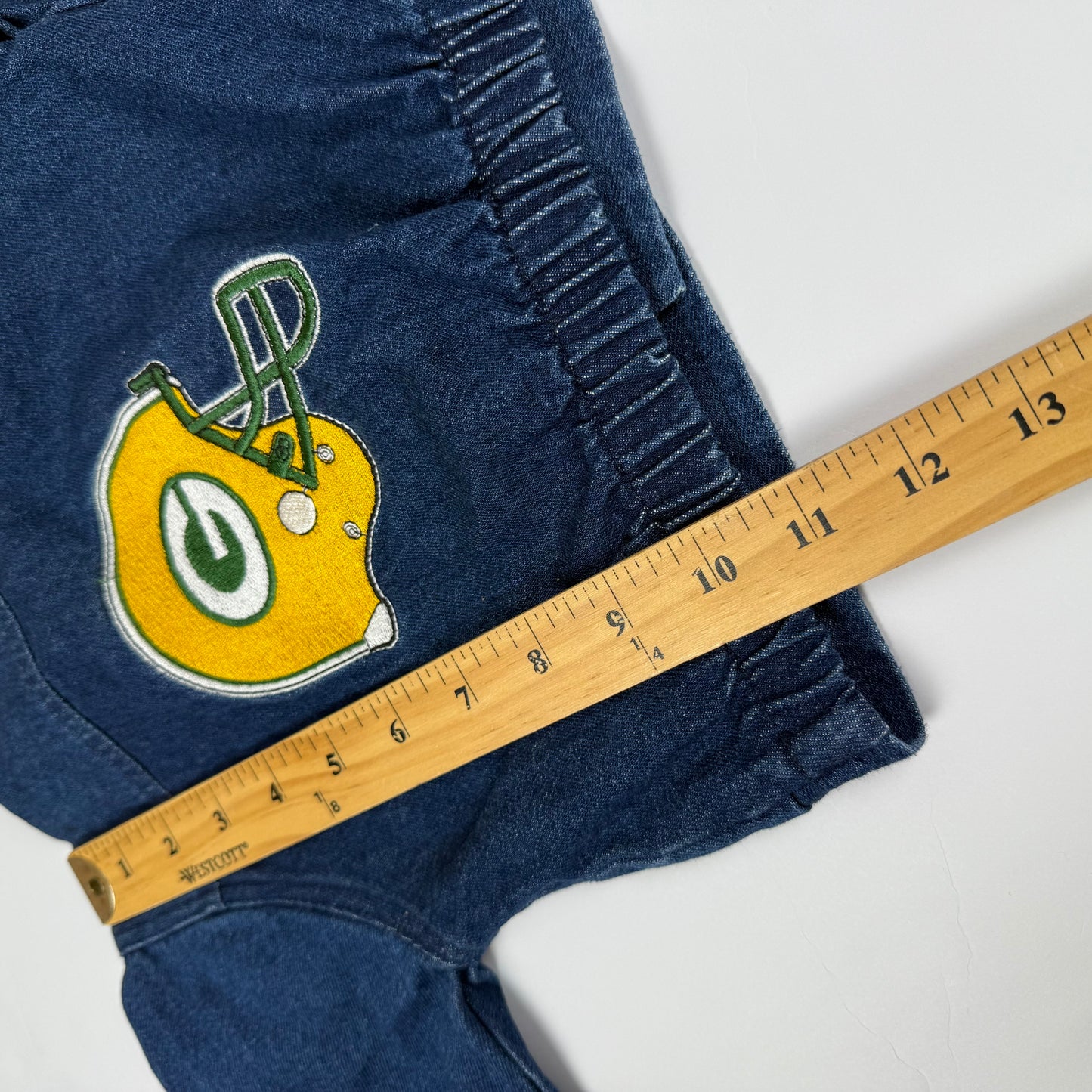 Vintage Green Bay Packers Denim Jacket - 12 Months