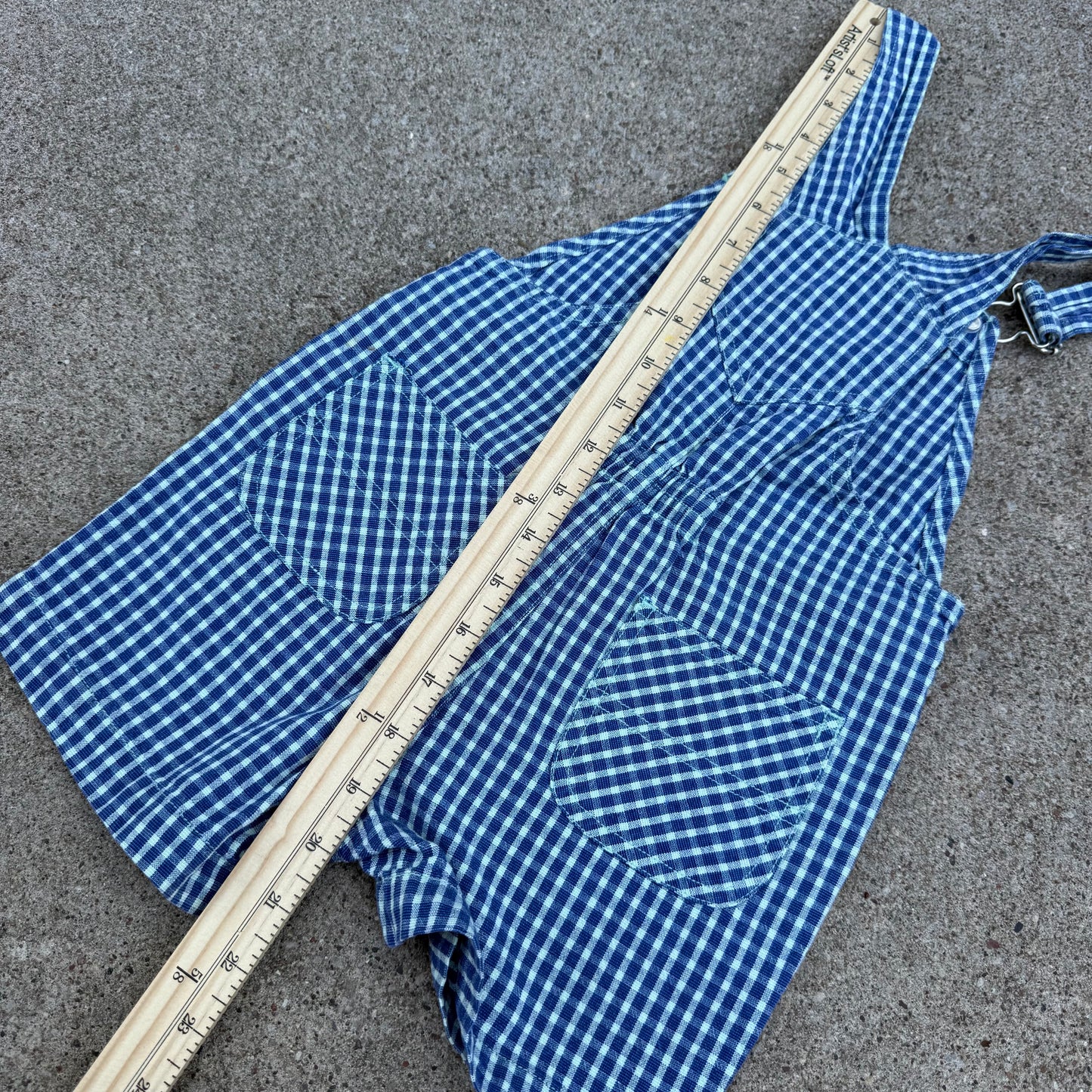 Vintage Y2K Cherokee Gingham Shortalls - 3T