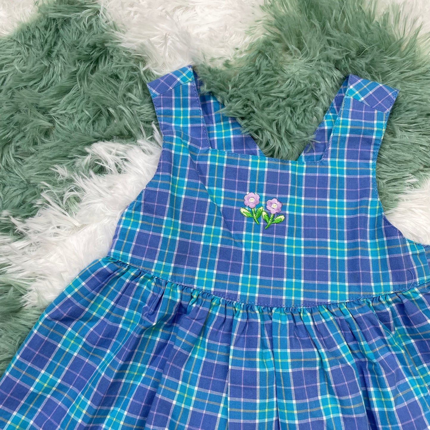 Vintage Gymboree Two Piece Plaid Set - Newborn