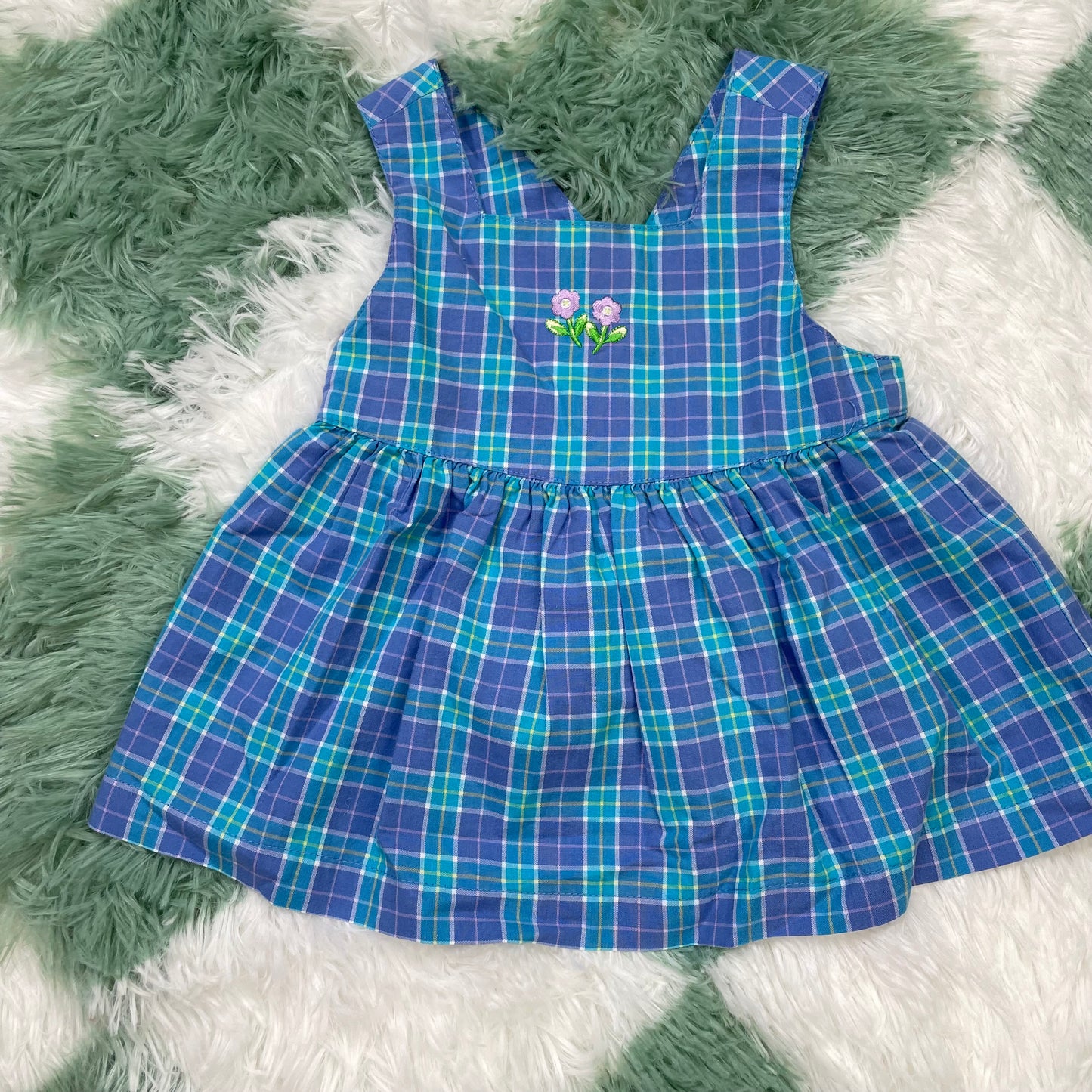 Vintage Gymboree Two Piece Plaid Set - Newborn