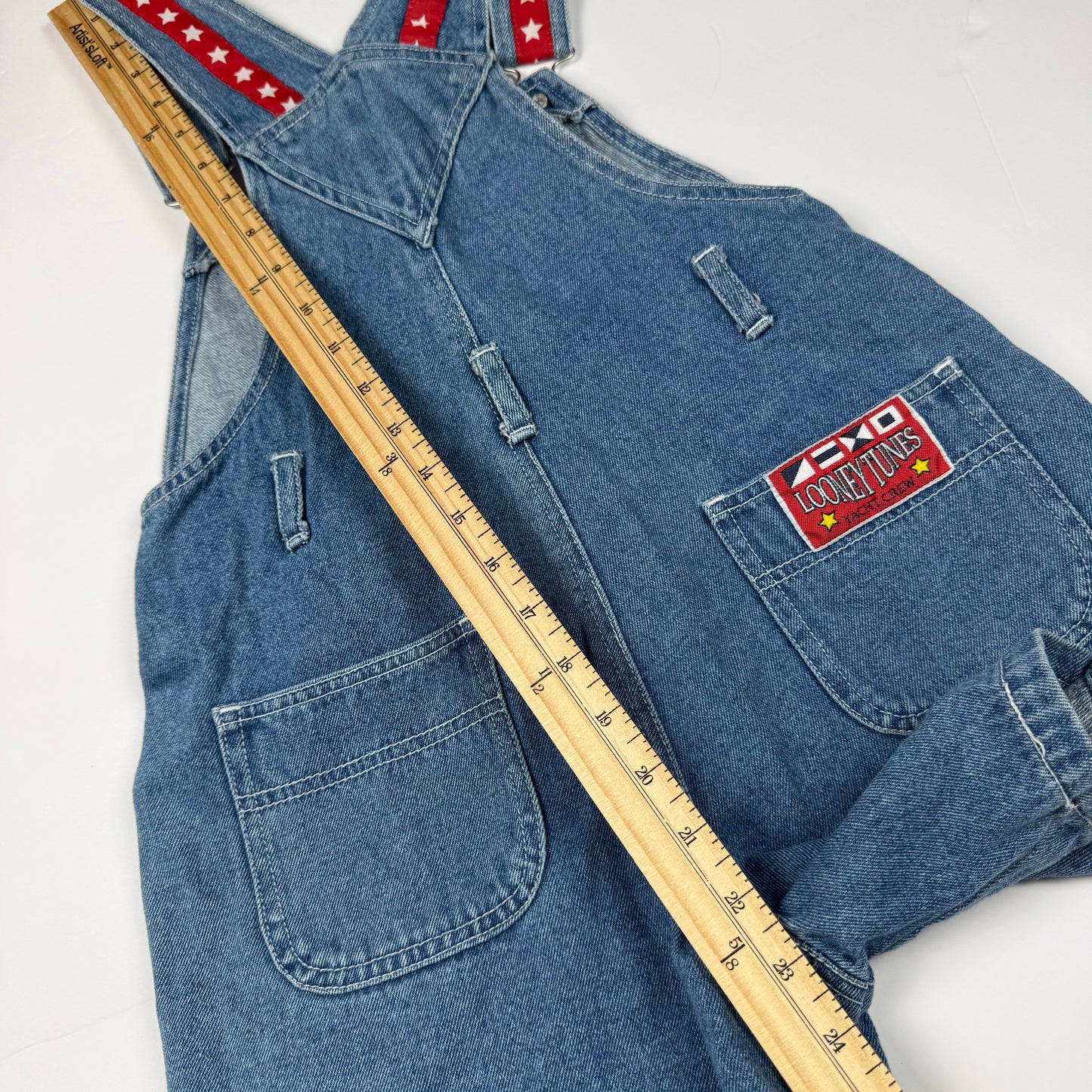 Vintage 1997 Tweety Denim Overalls - Youth Small