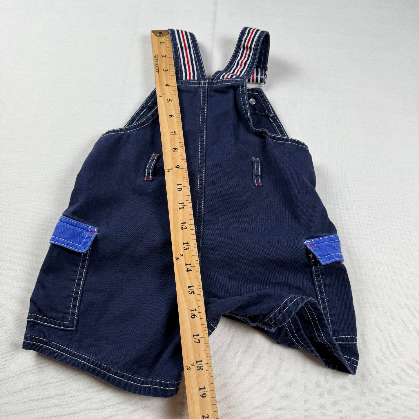 Y2K Soccer Goal Shortalls - 18 Months