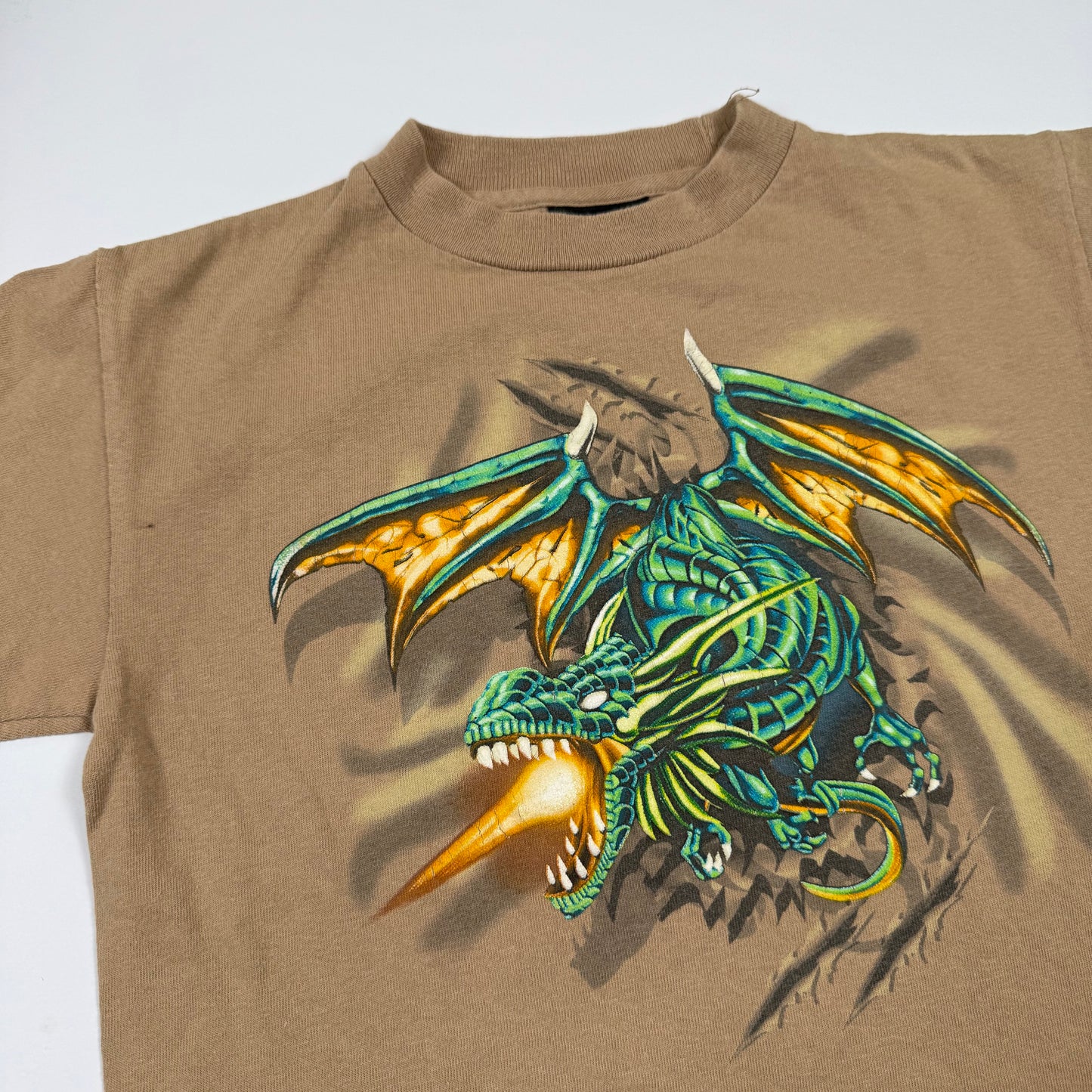 Y2K Top Heavy Dragon T-Shirt - Youth Size 7