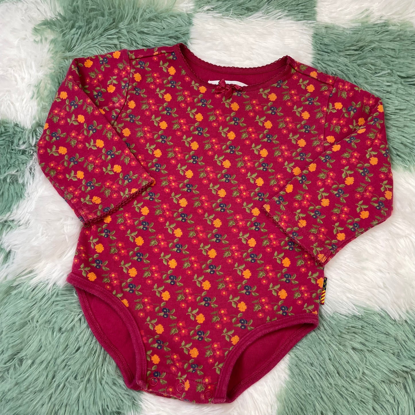 Vintage Gymboree Floral Onesie - XX Small