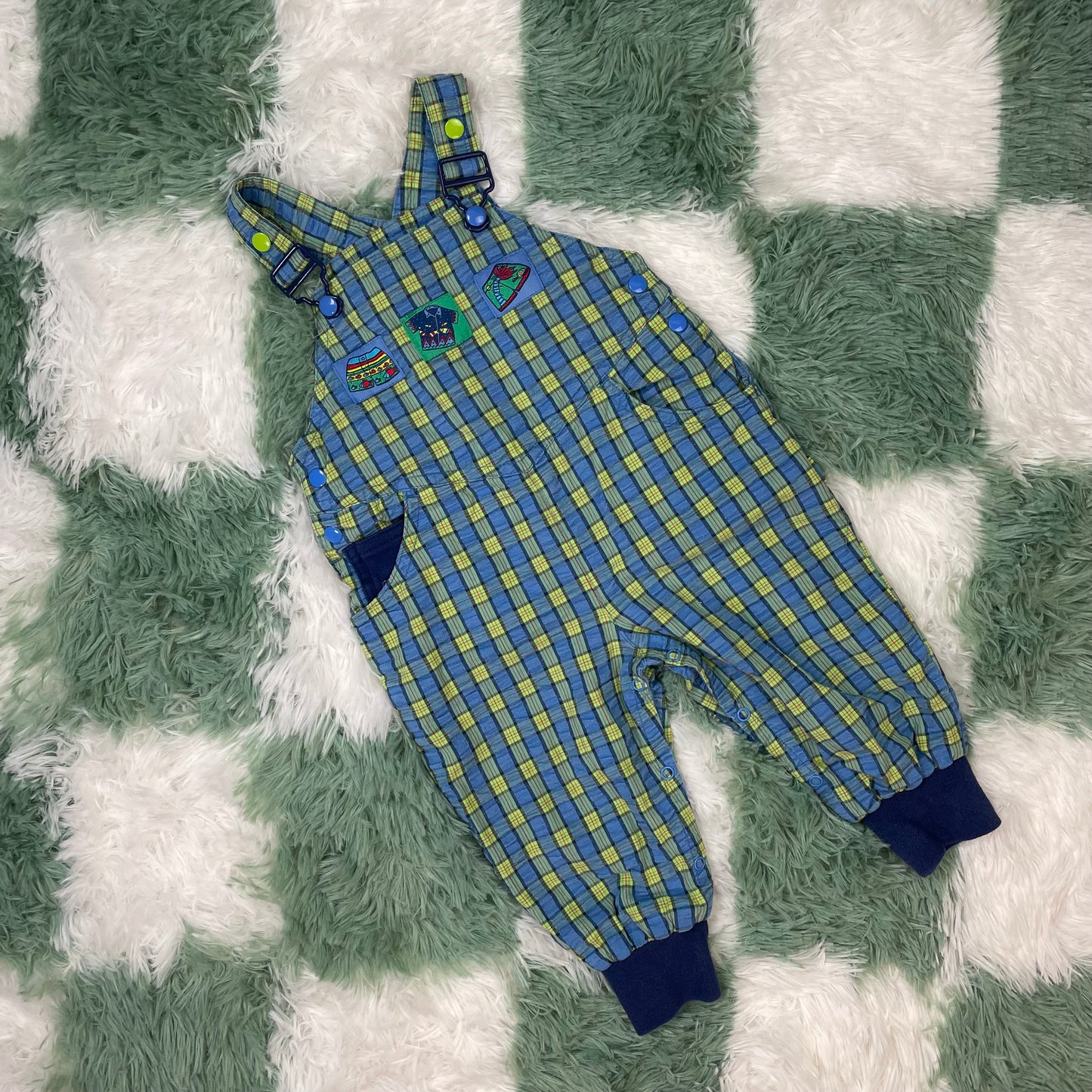 Vintage Gymboree Plaid Romper and Shirt Set - Infant