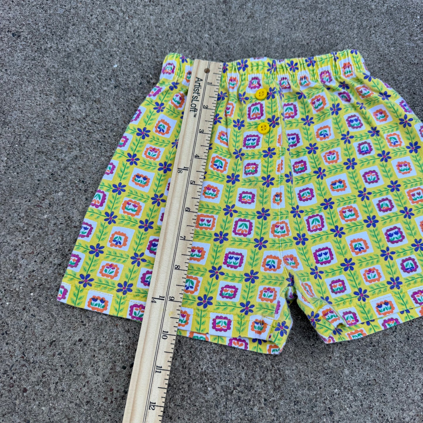 Vintage Y2K Honors Two Piece Yellow Flower Set - 4T