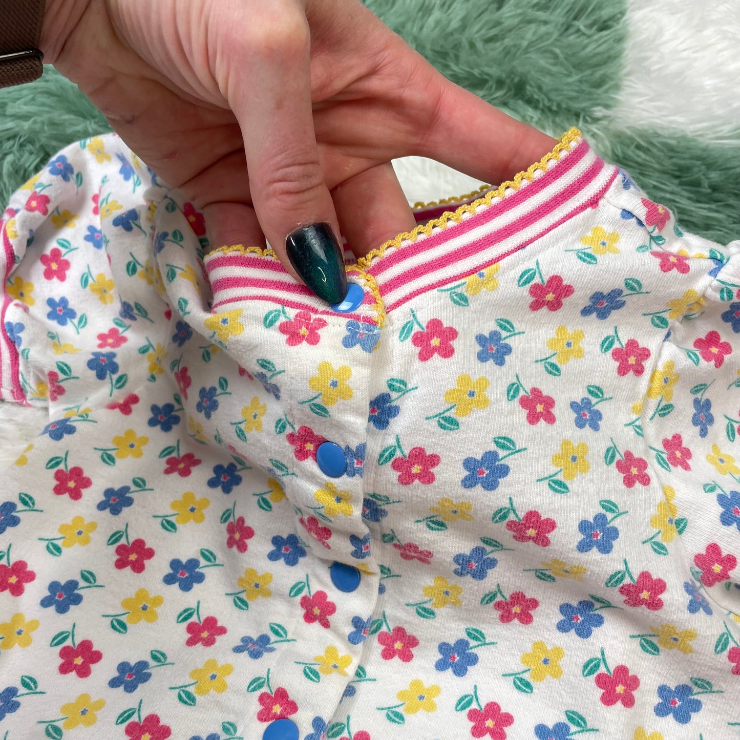 Vintage Gymboree Floral Shirt - XS