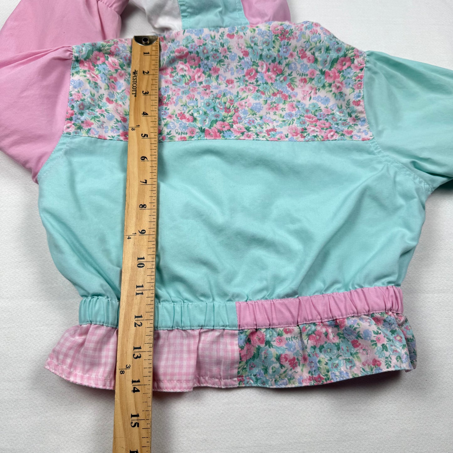 Vintage 1980's Floral Light Weight Jacket - 4T