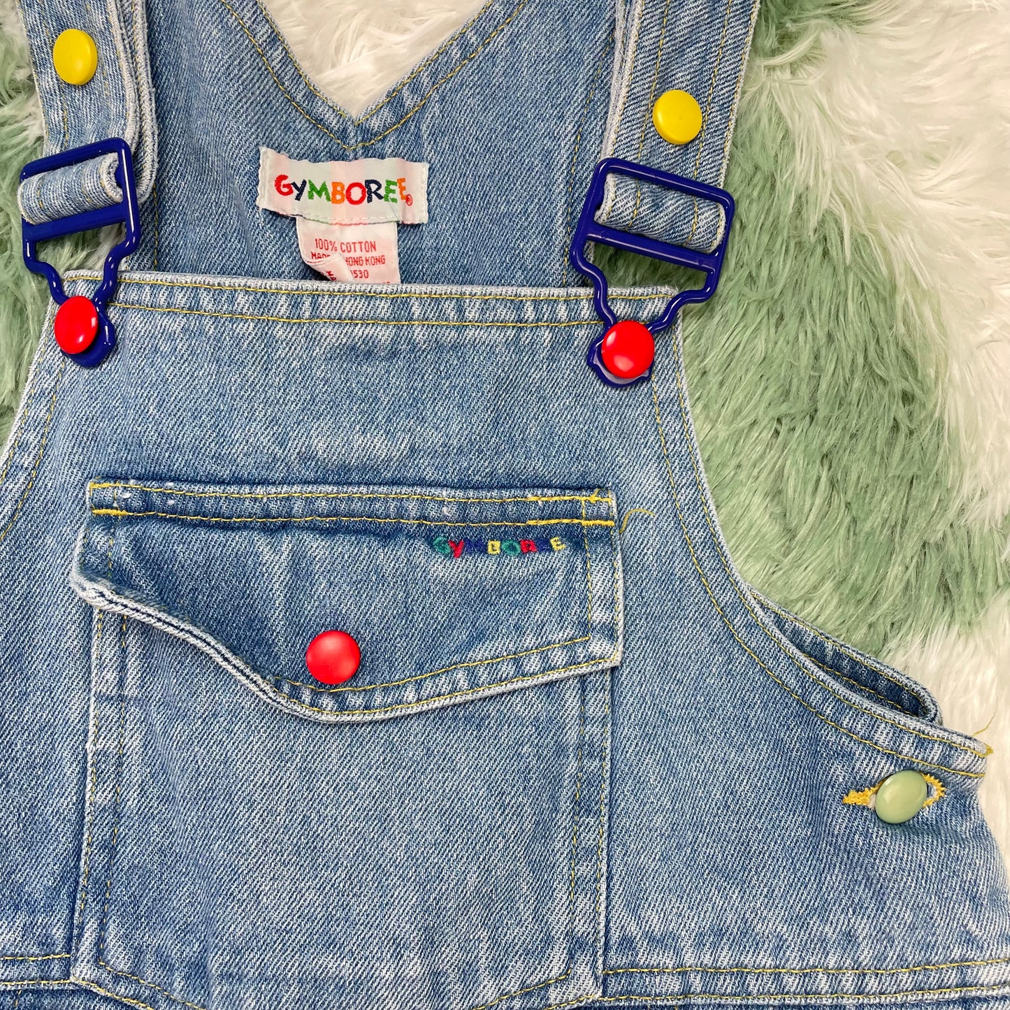 Vintage Gymboree Denim Overalls - Medium