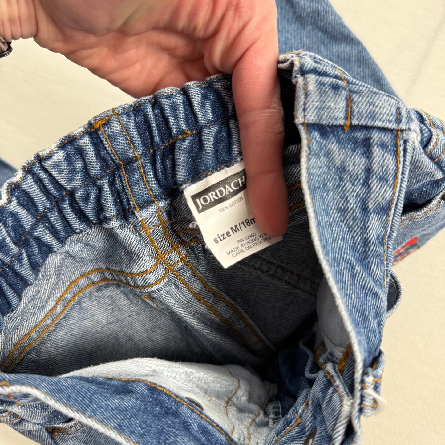 Vintage Jordache Bear Denim Jeans - 18 Months