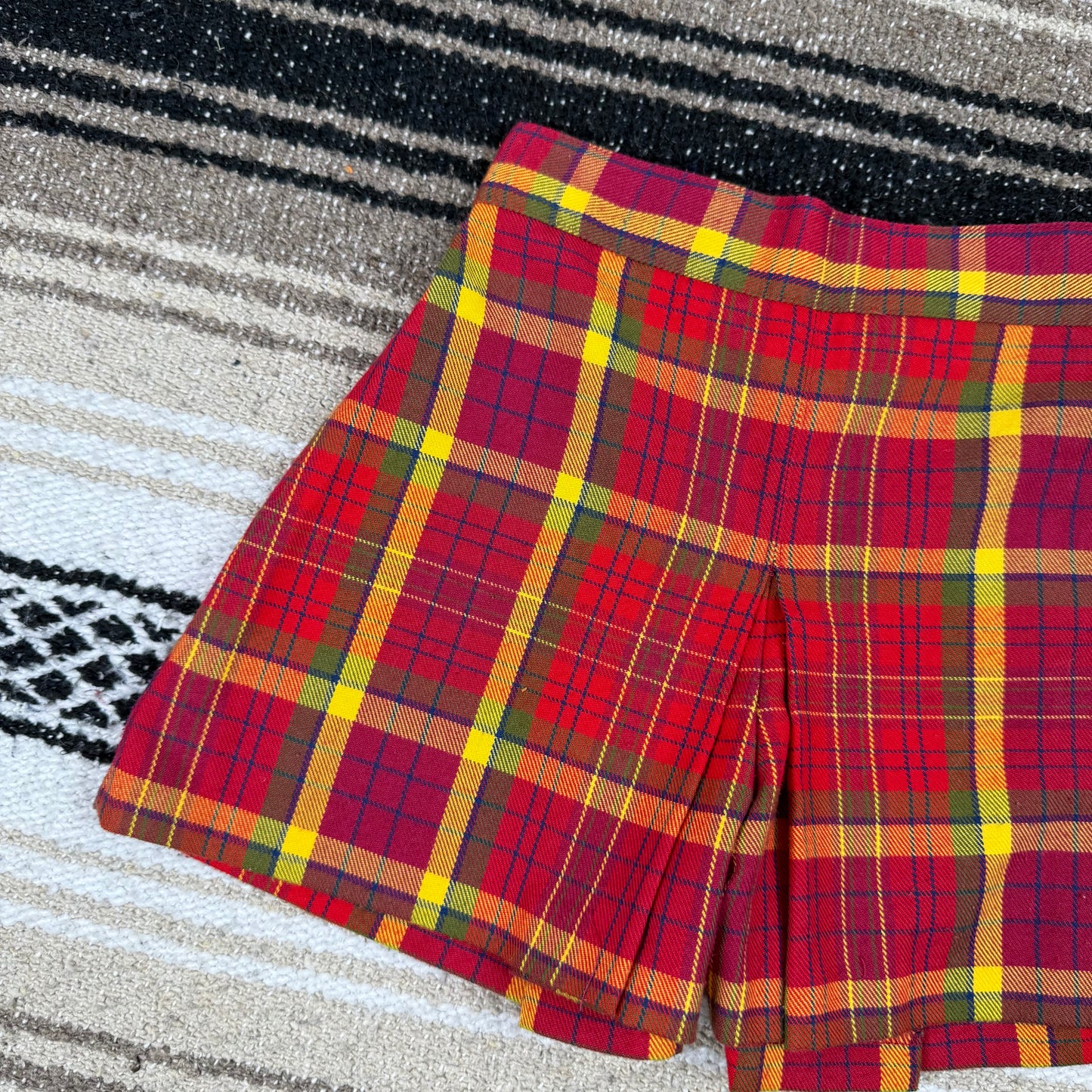 Vintage Gymboree Plaid Skort - Small
