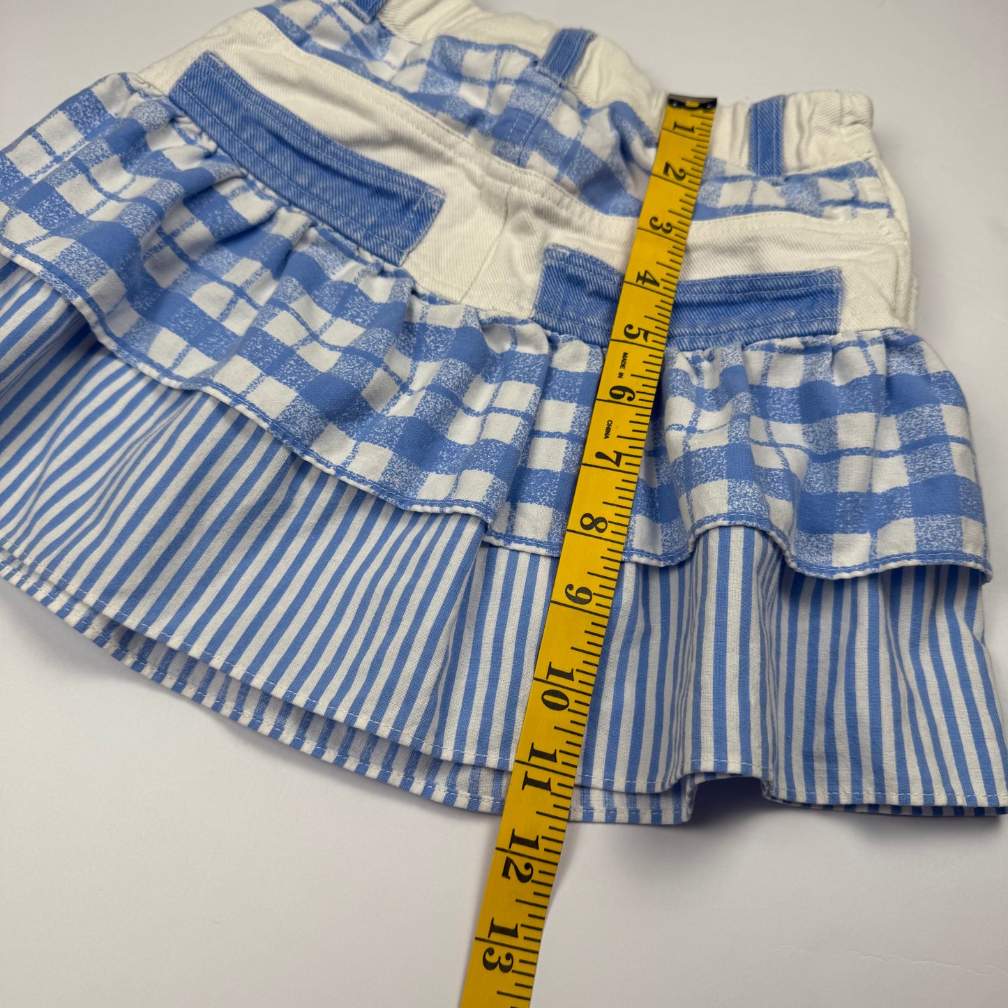 Vintage Gitano Plaid Striped Skirt - 5/6