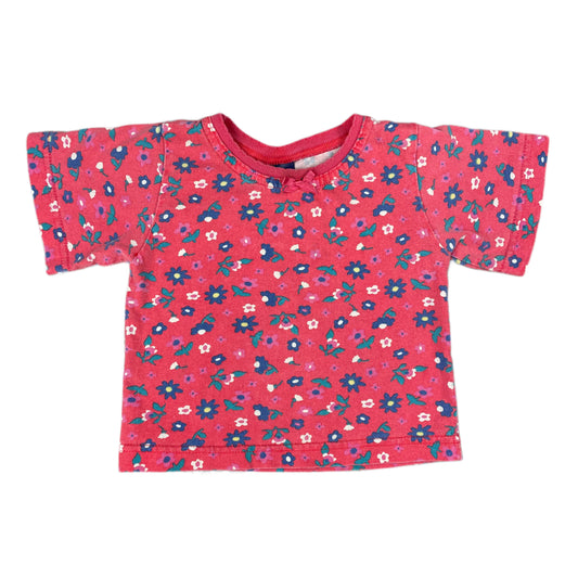 Vintage Floral Print T-Shirt - 2T