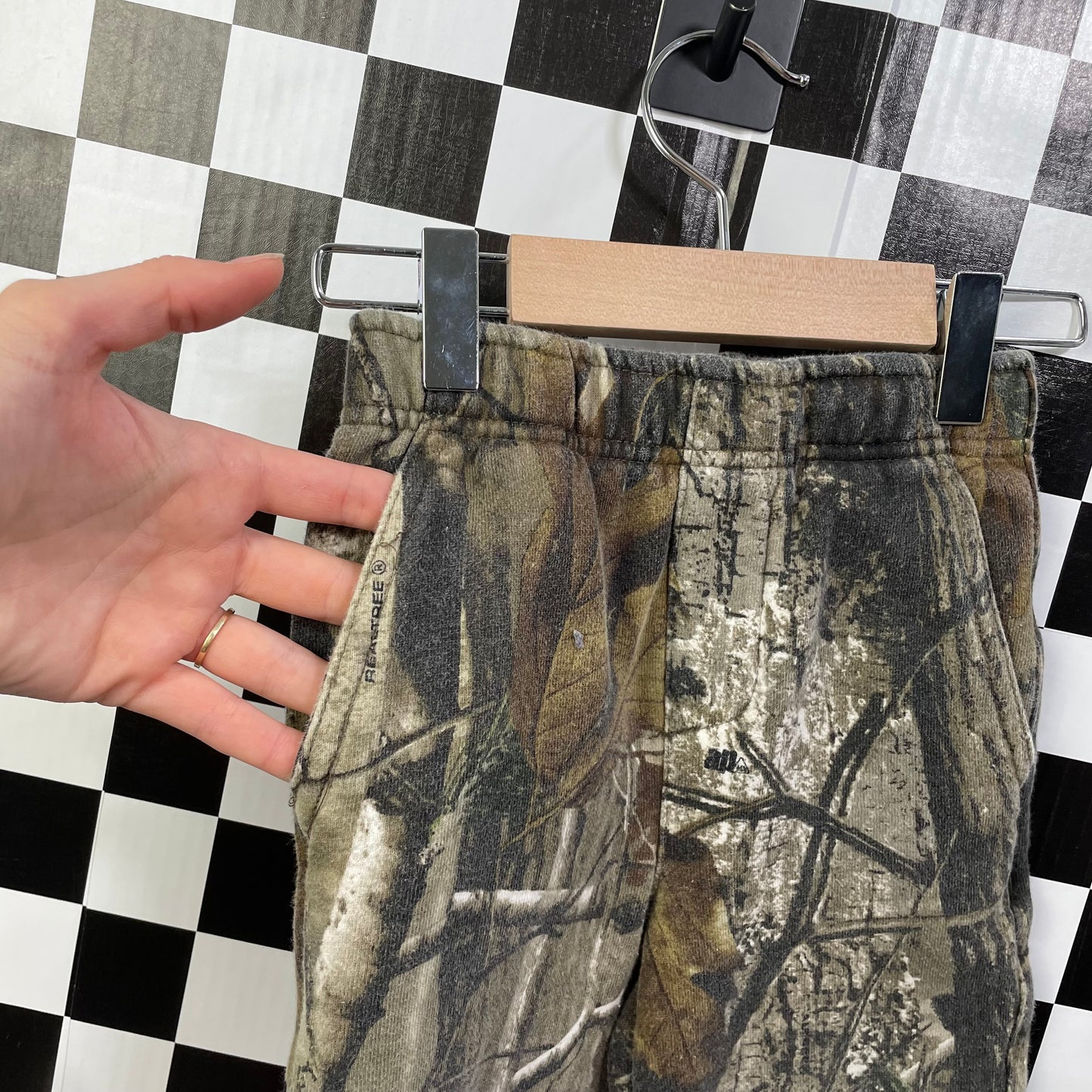 Modern 2000's Bass Pro Shops Camo Pull On Pants - 2T