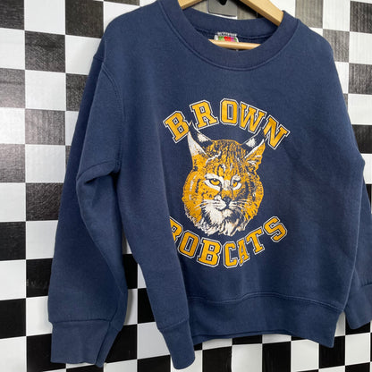 Vintage Brown Bobcats Sweatshirt - 5T