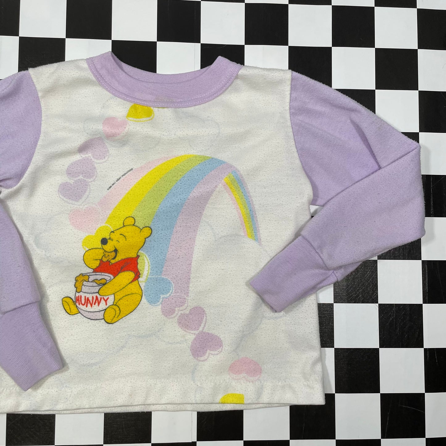 Vintage 1980's Winnie the Pooh Long Sleeved Pajama Shirt - 2/3T