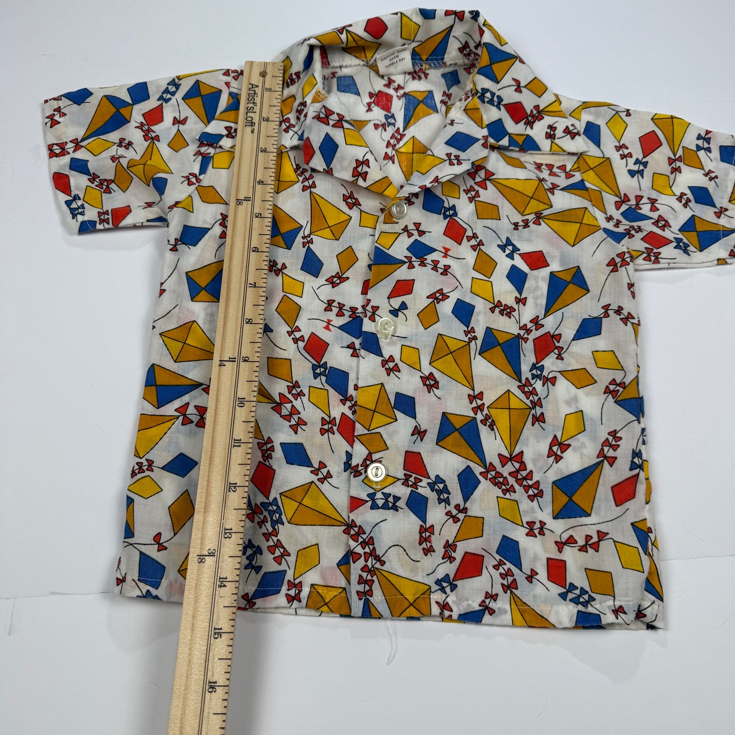 Vintage Sears Kite Button Down Shirt - 2T