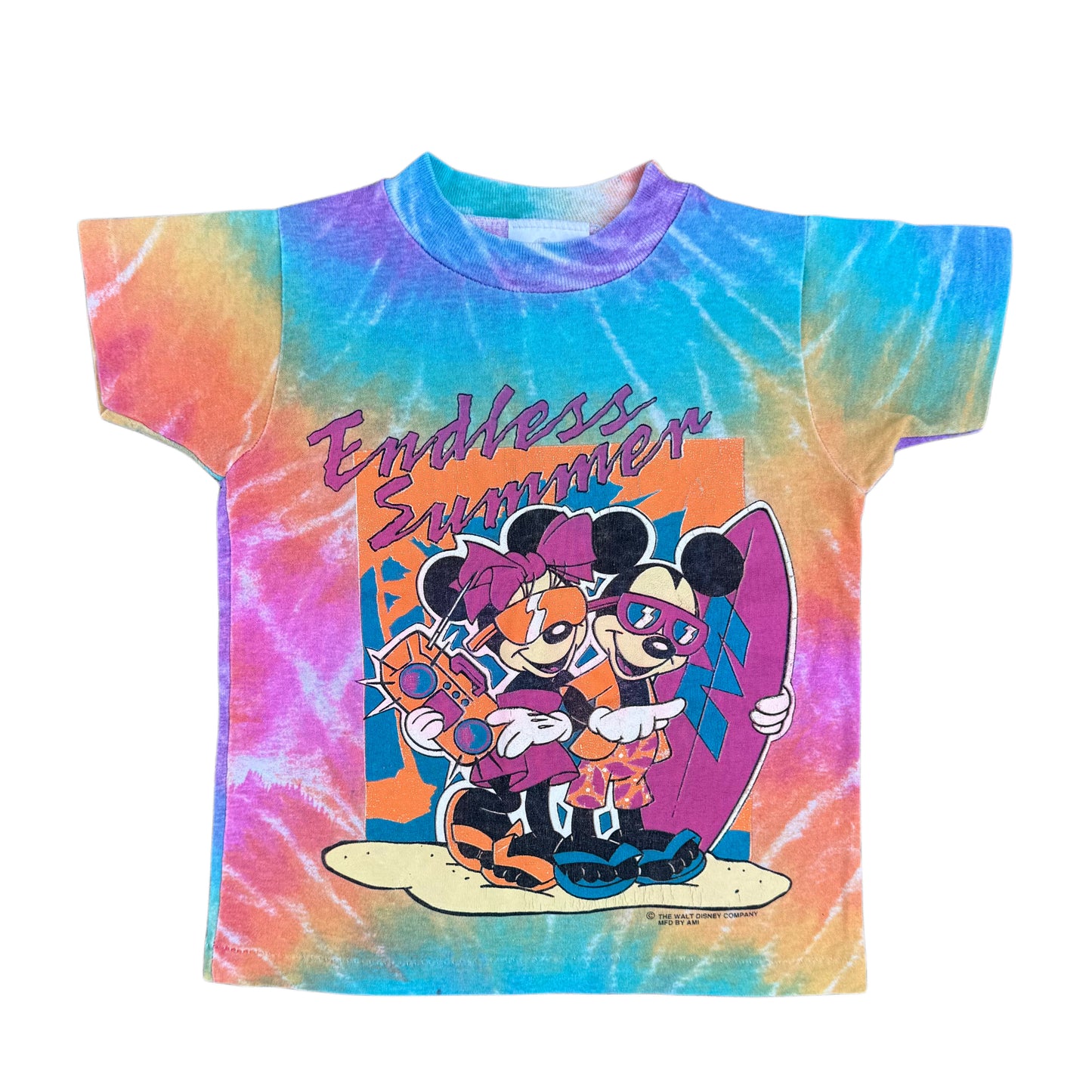 Vintage Mickey Tie Dye T-Shirt - 2/3T